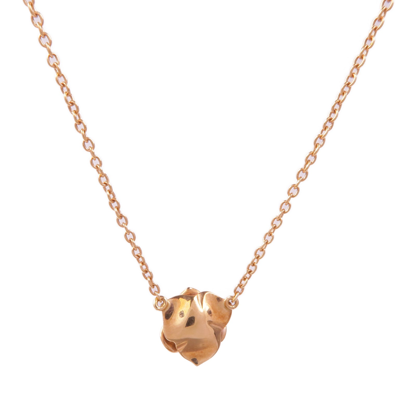 PIAGET 【激減優惠】18K玫瑰金Piaget Rose Pendant鑽石項鍊