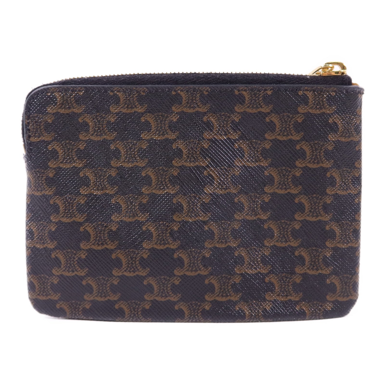 CELINE 塗層帆布Card Case金扣卡片套