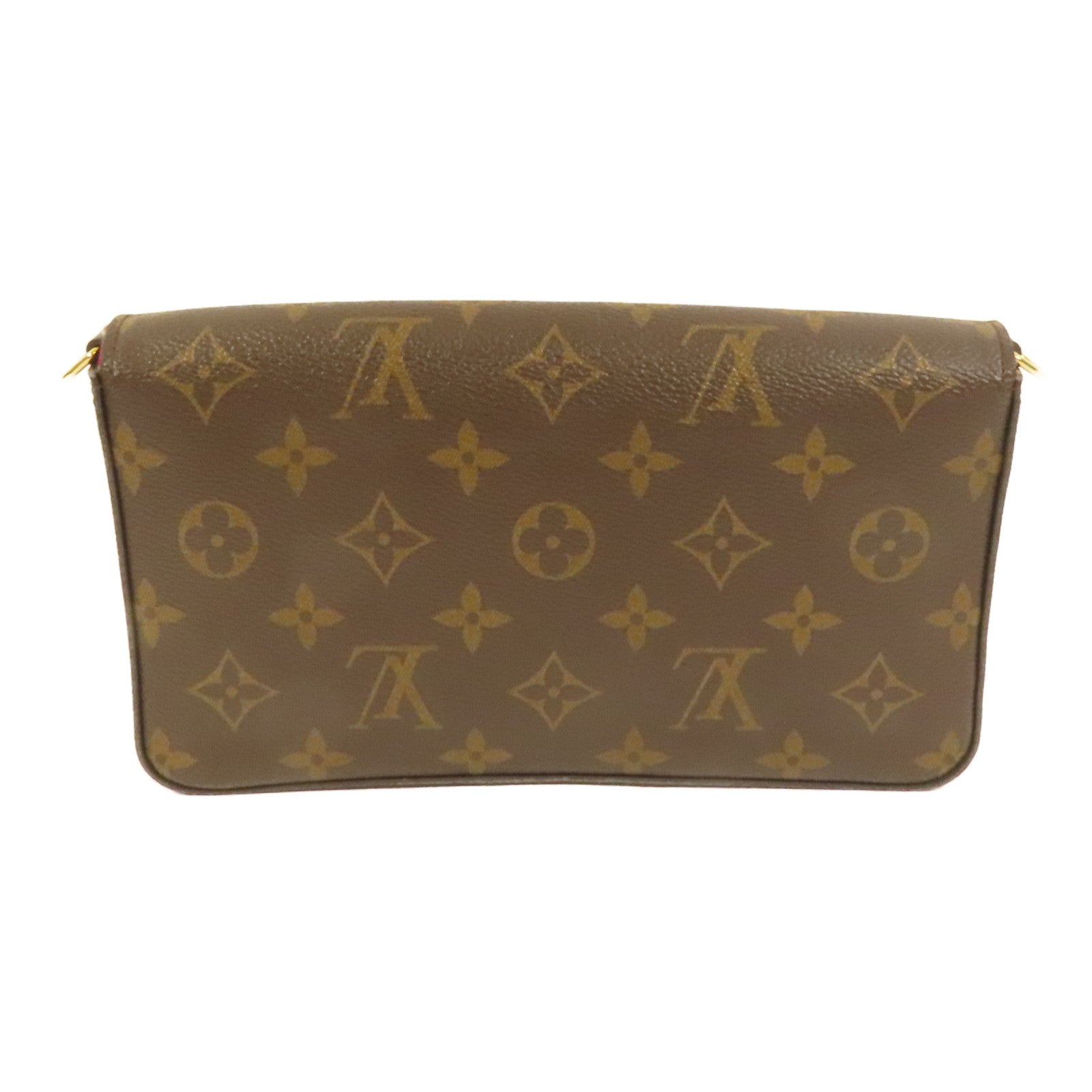 LOUIS VUITTON 【激減優惠】Monogram Pochette Felicie鏈帶肩背袋