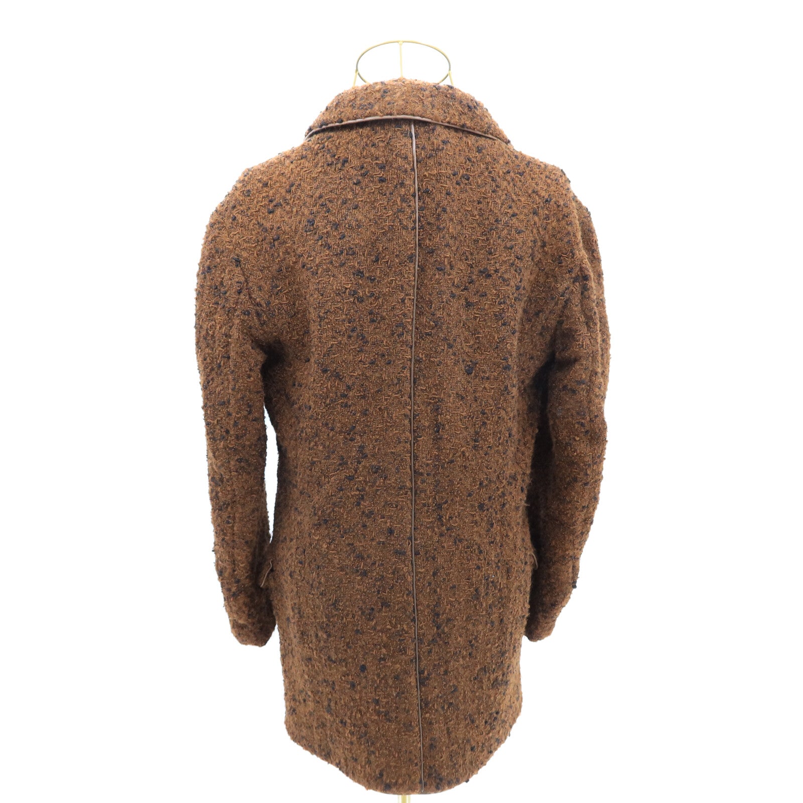 CHANEL Wool/Nylon Long-Sleeve Coat大衣