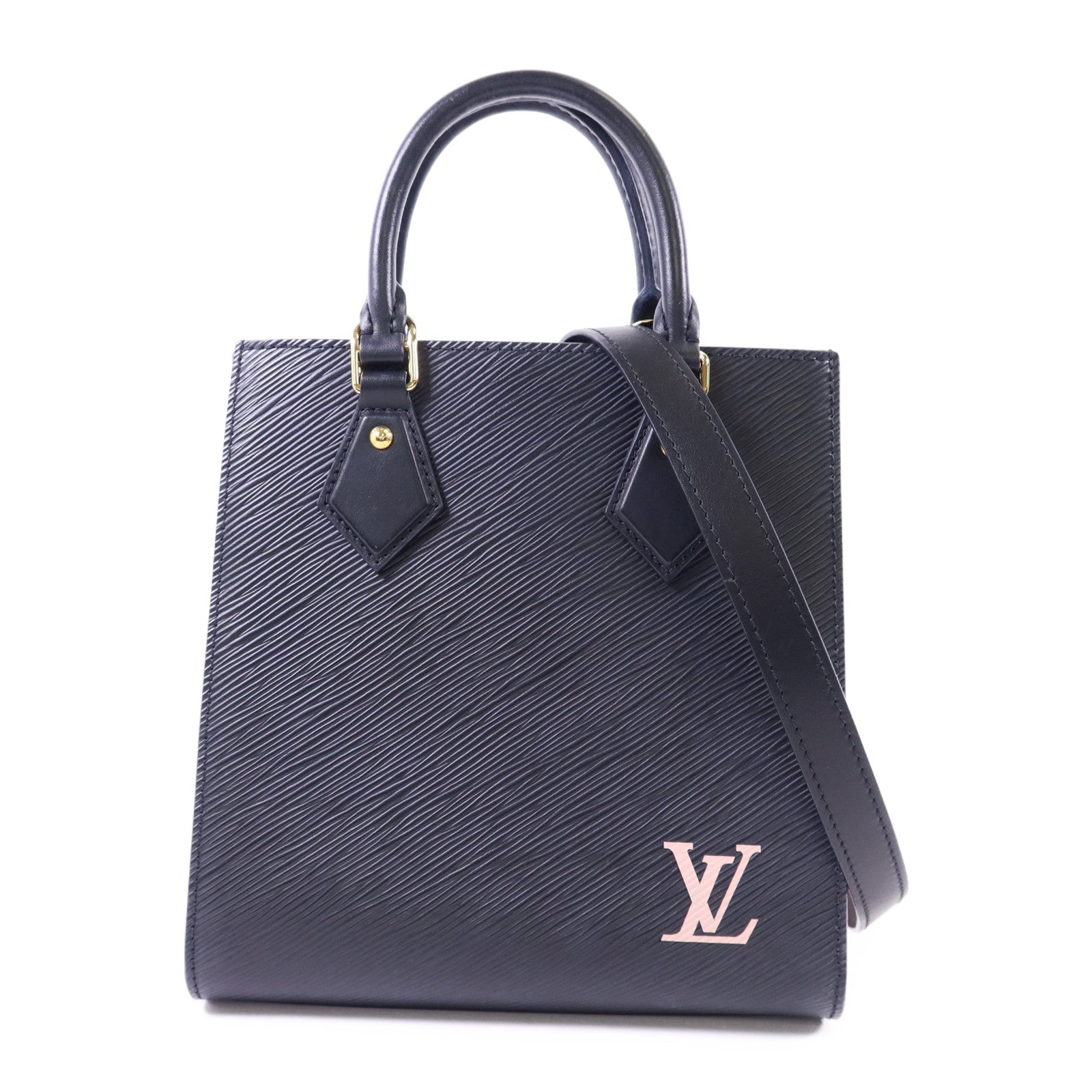 LOUIS VUITTON Epi Sac Plat BB金扣手挽肩背兩用袋