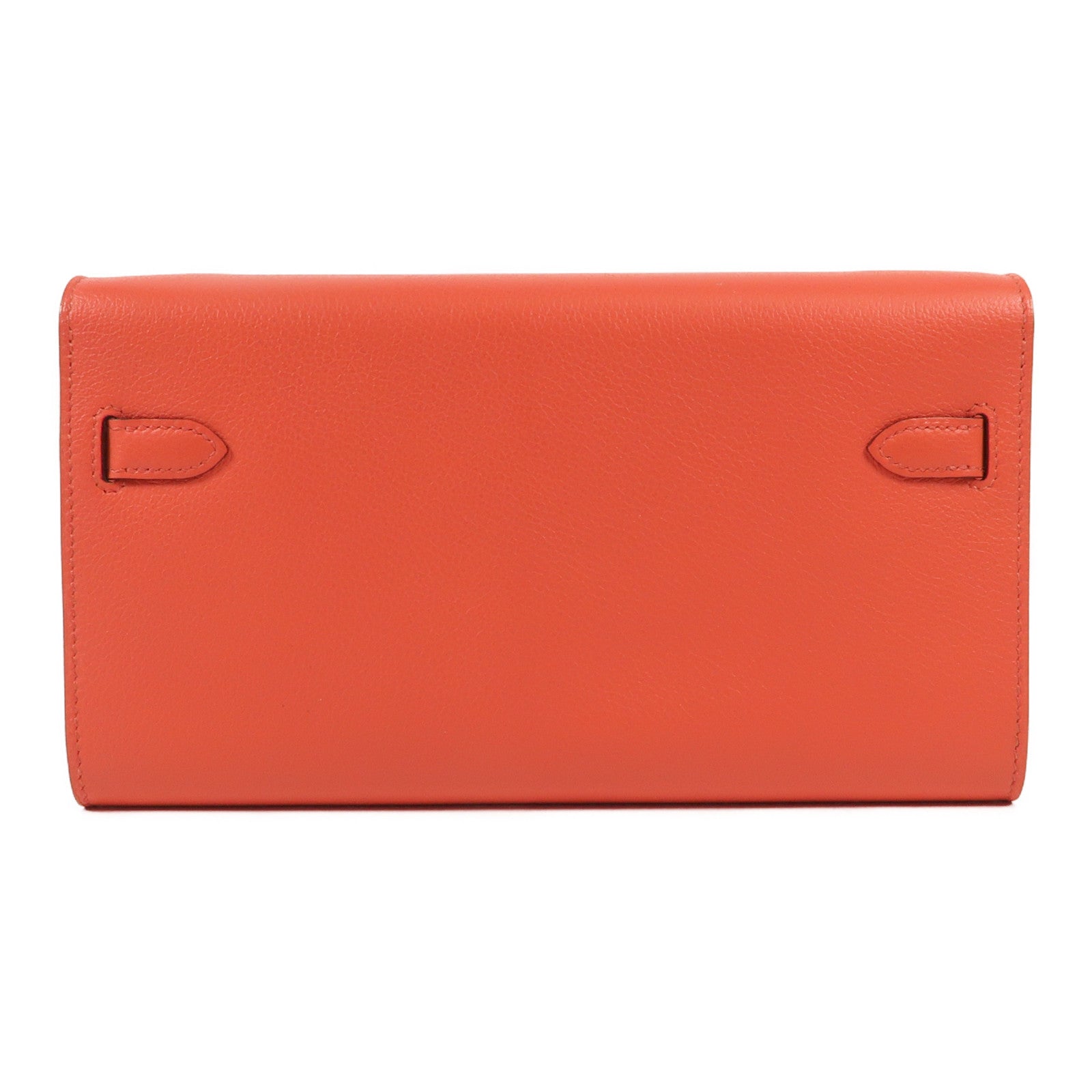 HERMES Clemence皮革Kelly To Go銀扣肩背袋Rose Lipstick