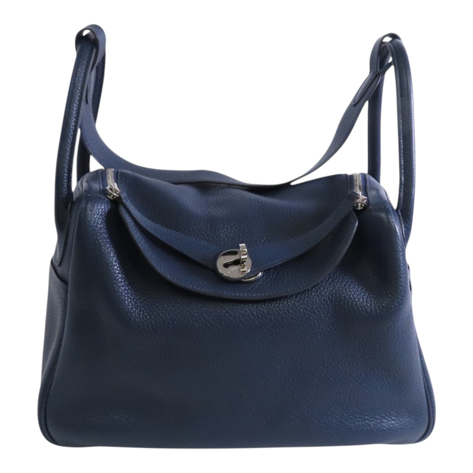 HERMES Togo皮革Lindy 30銀扣肩背袋