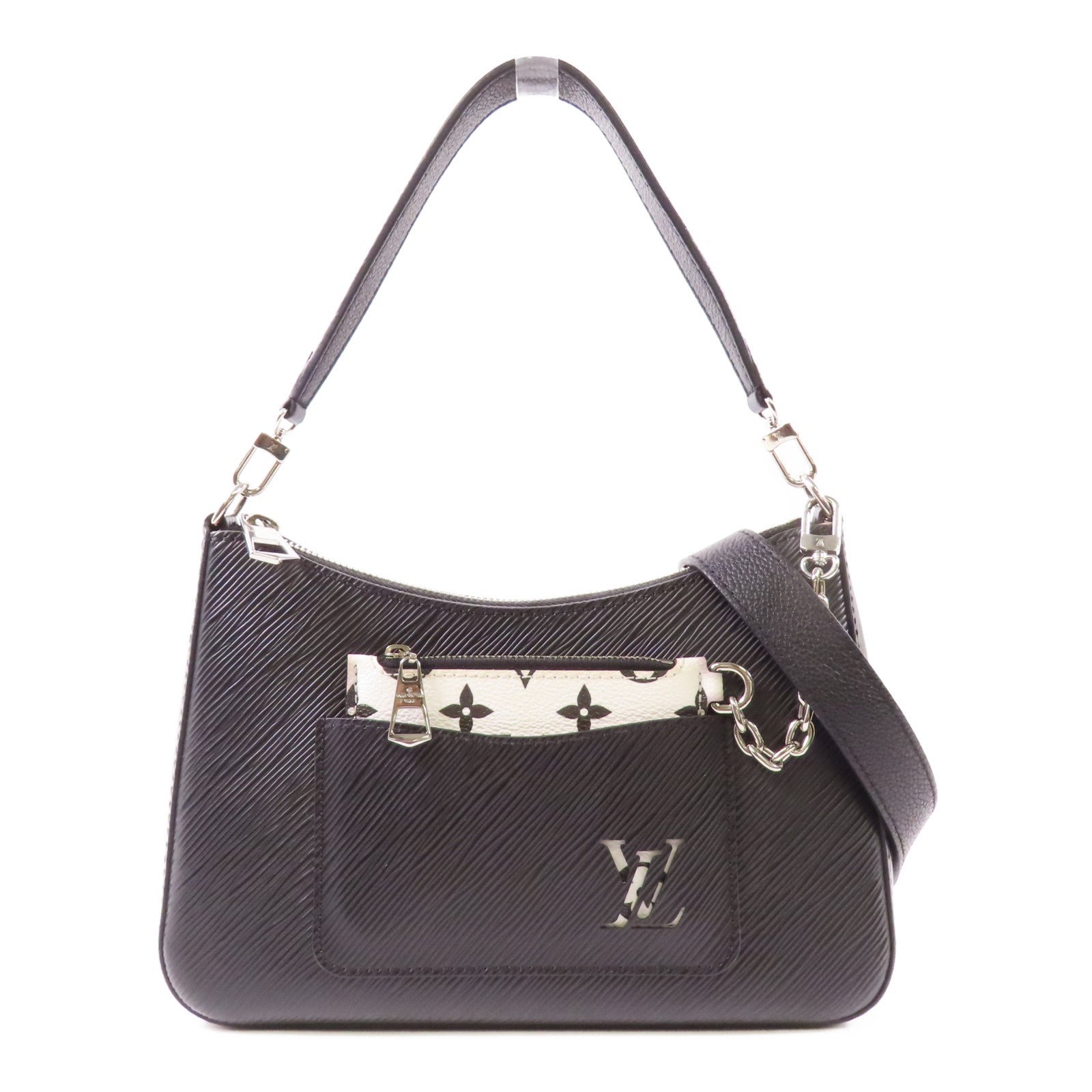 LOUIS VUITTON LV SHW Marelle 2 Way Shoulder Bag Handbag M80689 Epi Black