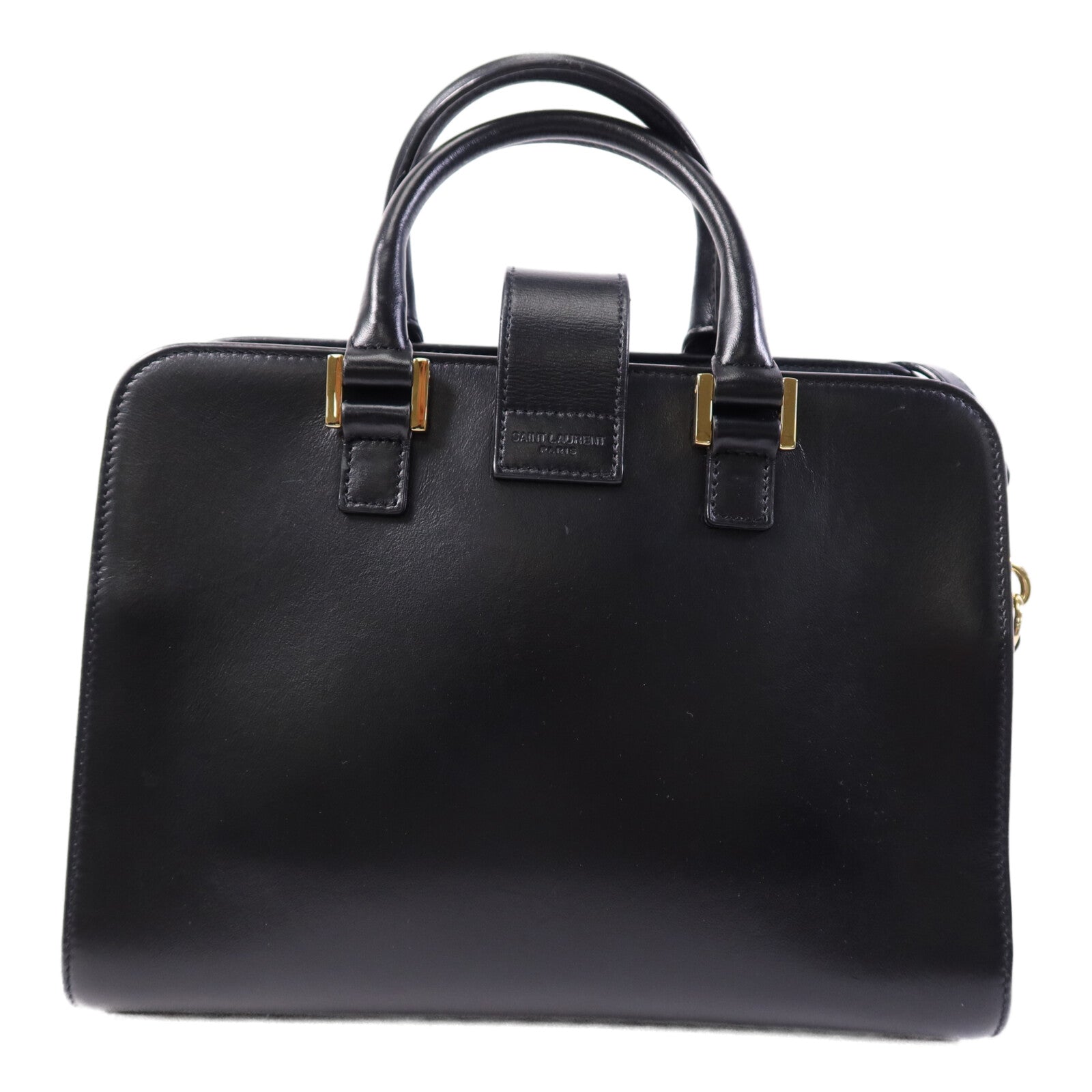 SAINT LAURENT 牛皮皮革Baby Cabas金扣手挽肩背兩用袋