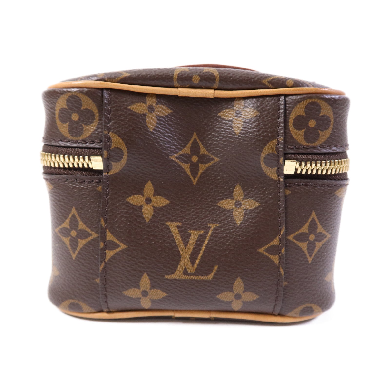 LOUIS VUITTON Monogram Nice Nano金扣化妝袋