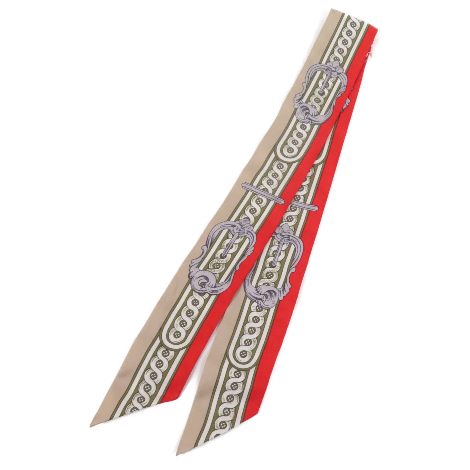 HERMES 絲質Twilly絲巾