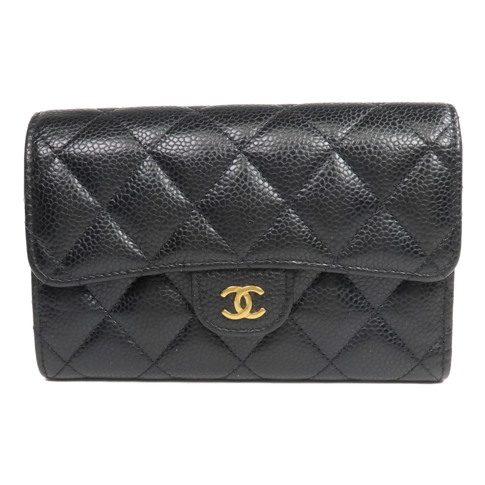 CHANEL 牛皮皮革Classic Medium Flap Wallet長錢包