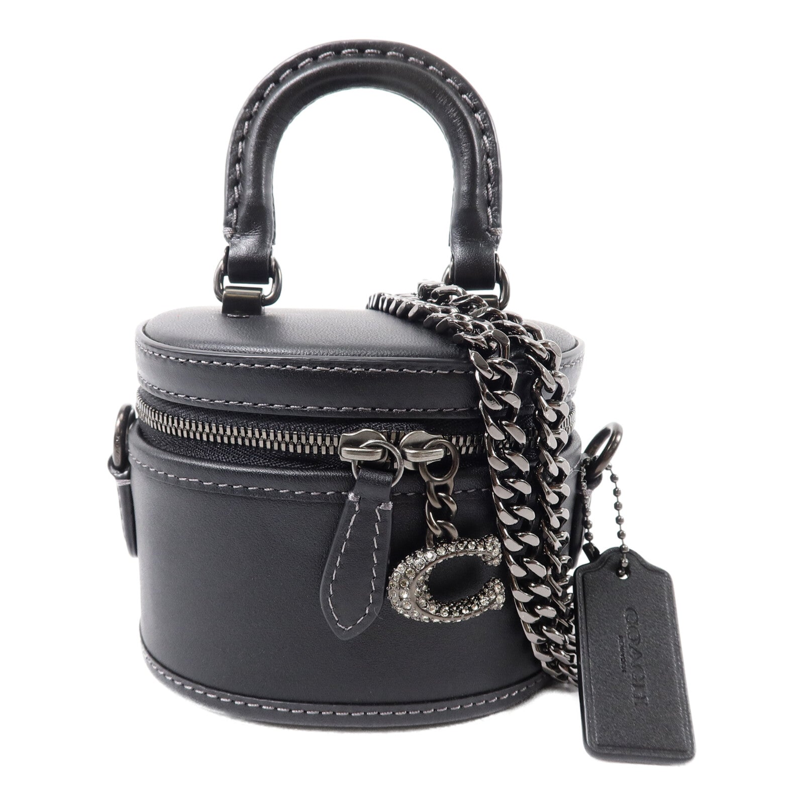 COACH 牛皮皮革Mini Trail 12手挽肩背兩用袋