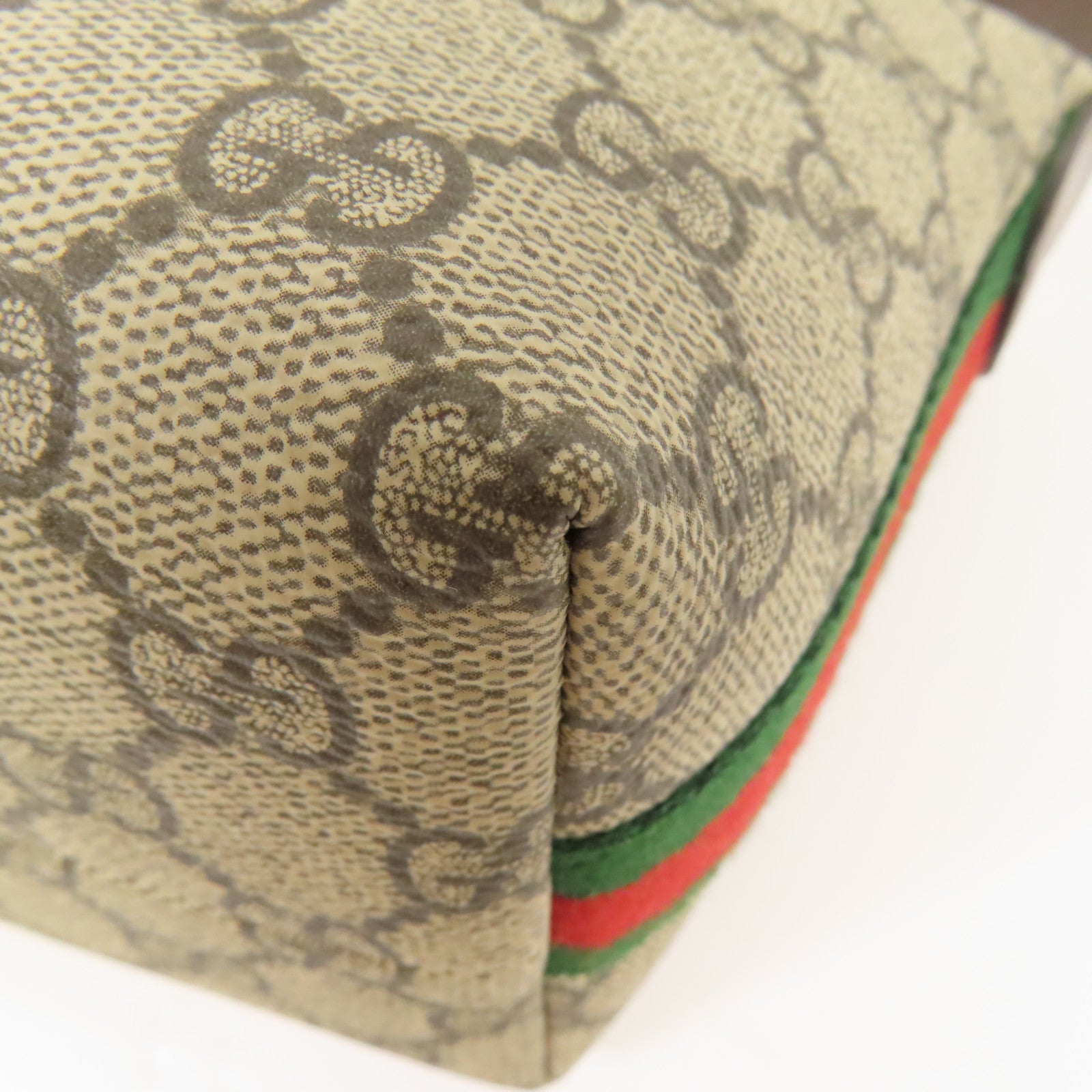 GUCCI 塗層帆布Ophidia Mini Bag金扣肩背袋