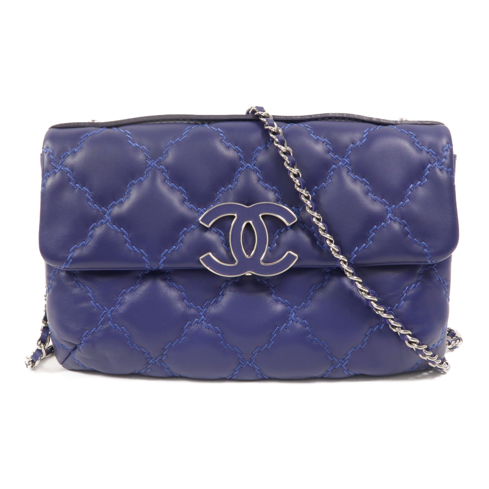 CHANEL 羊皮皮革Chain Shoulder鏈帶肩背袋
