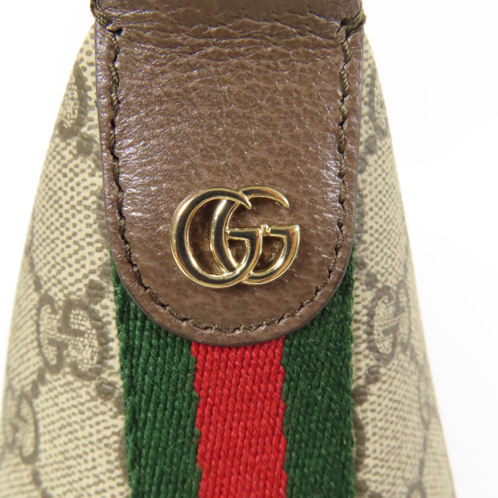 GUCCI 塗層帆布Ophidia Mini Bag金扣肩背袋