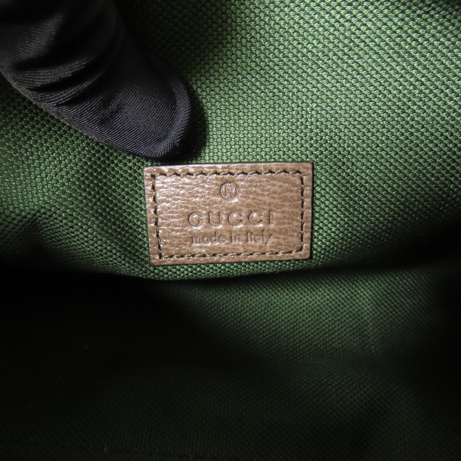 GUCCI 塗層帆布Ophidia Mini Bag金扣肩背袋