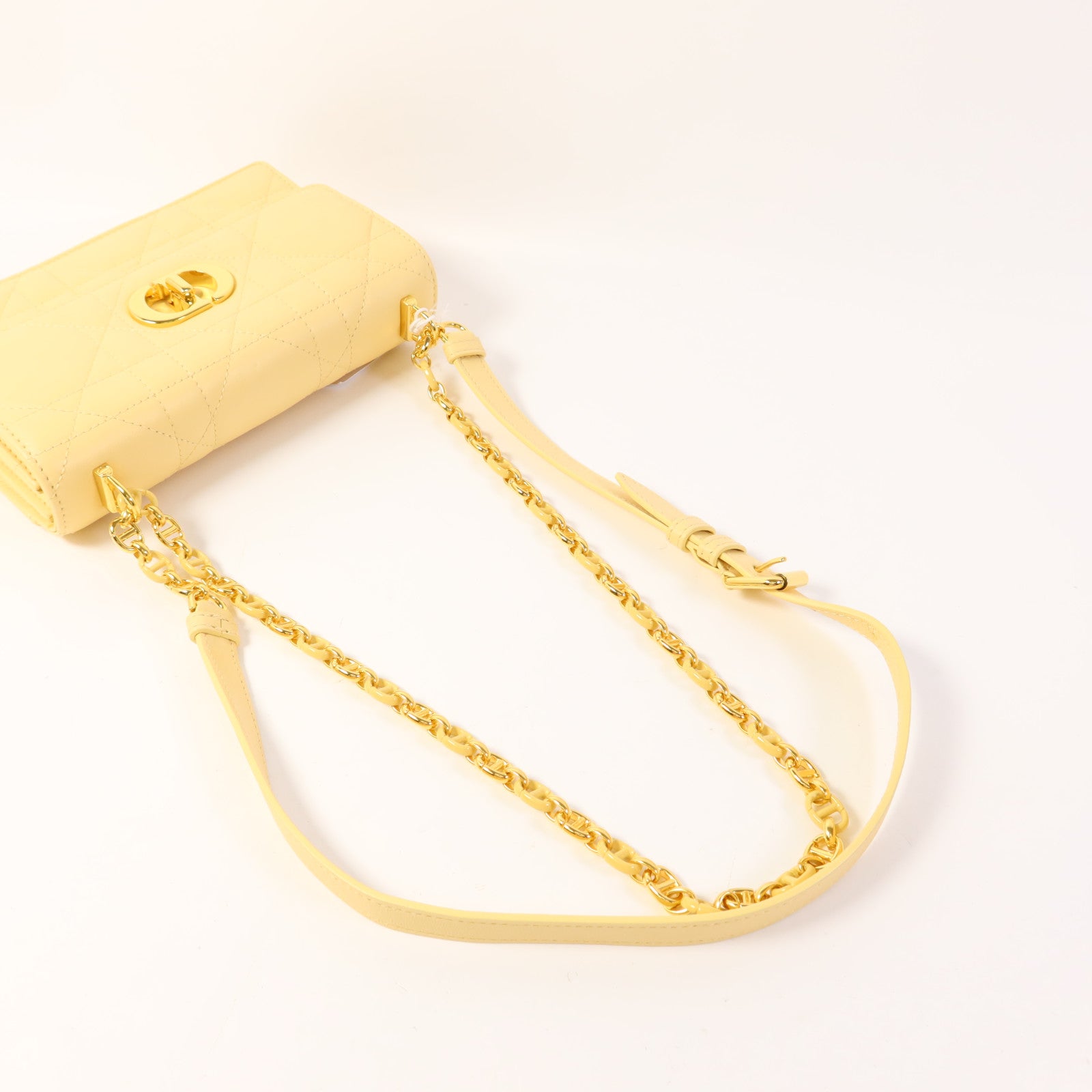 Dior 羊皮皮革Miss Caro金扣鏈帶肩背袋