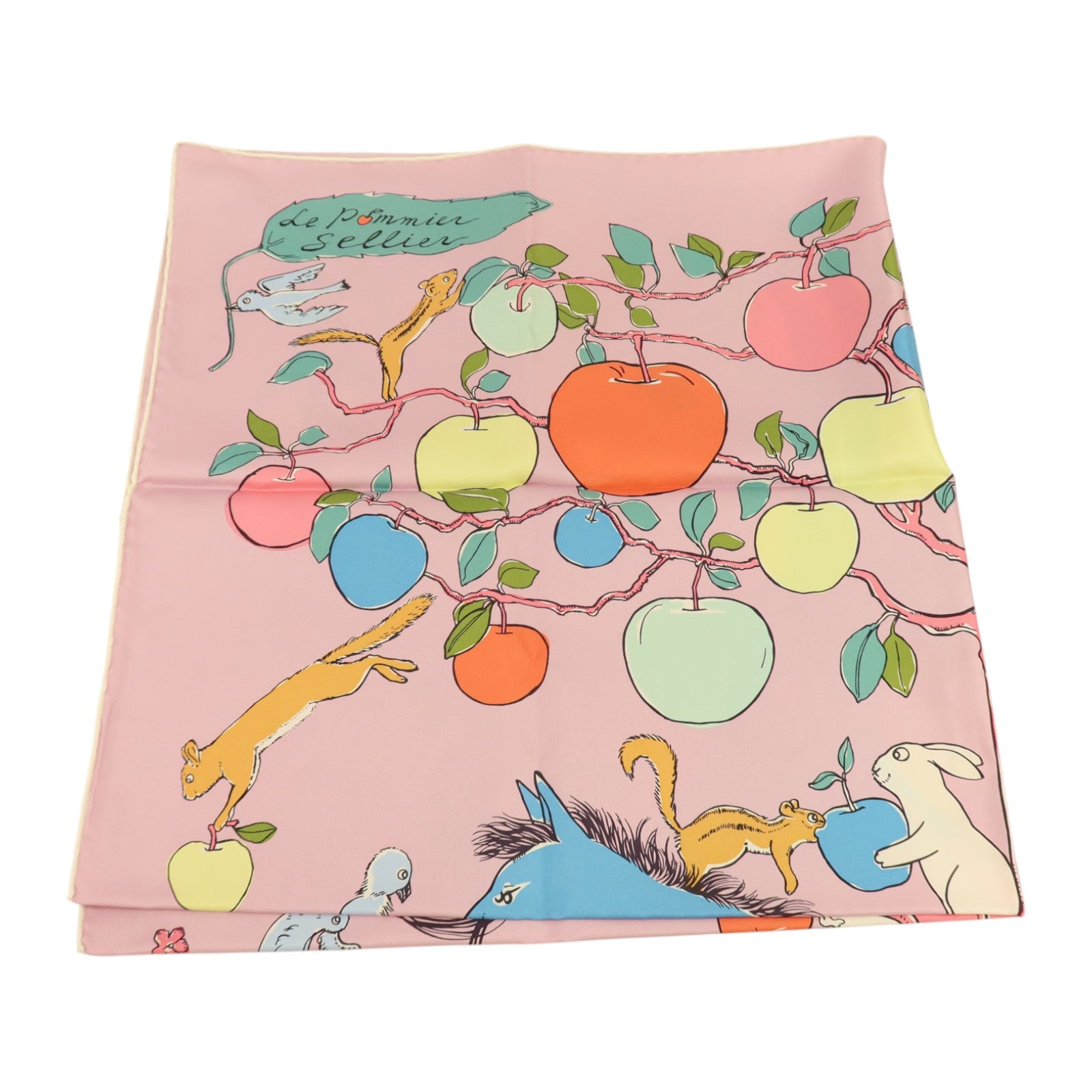HERMES 絲質Scarf 90x90cm絲巾