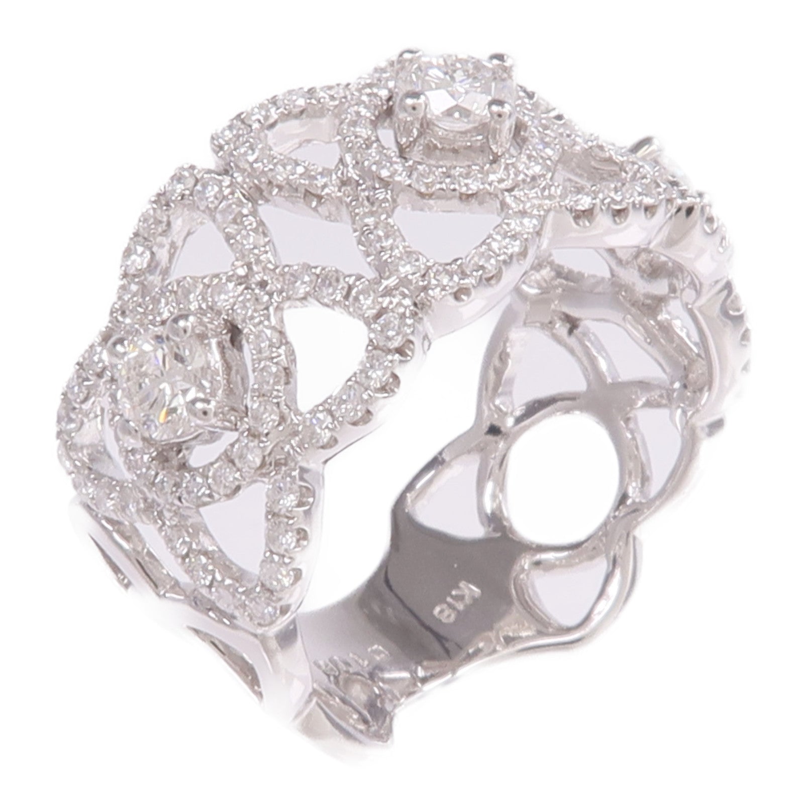 JEWELRY 18K白金Diamond Ring鑽石戒指US#6