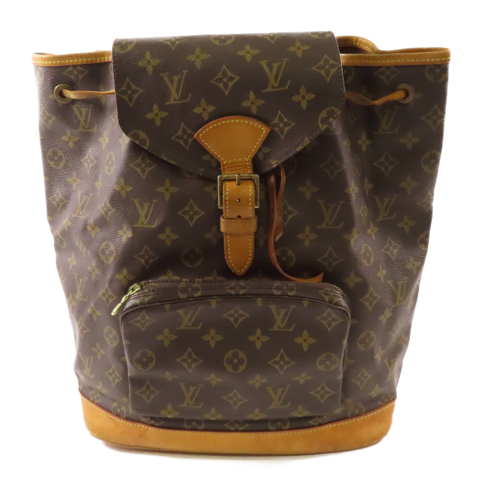 LOUIS VUITTON Monogram Montsouris GM金扣背包
