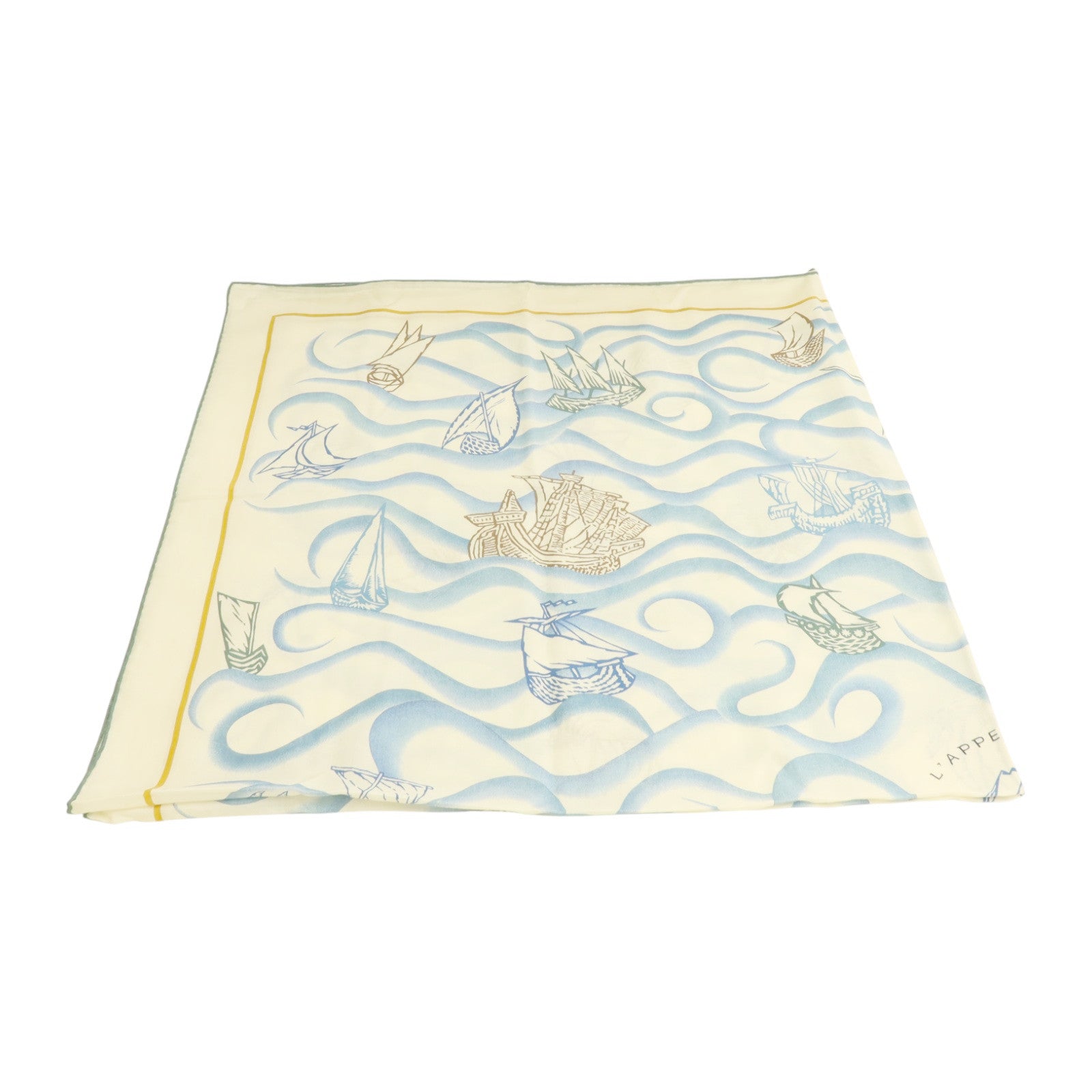 HERMES 羊絨/絲質Scarf 140x140絲巾