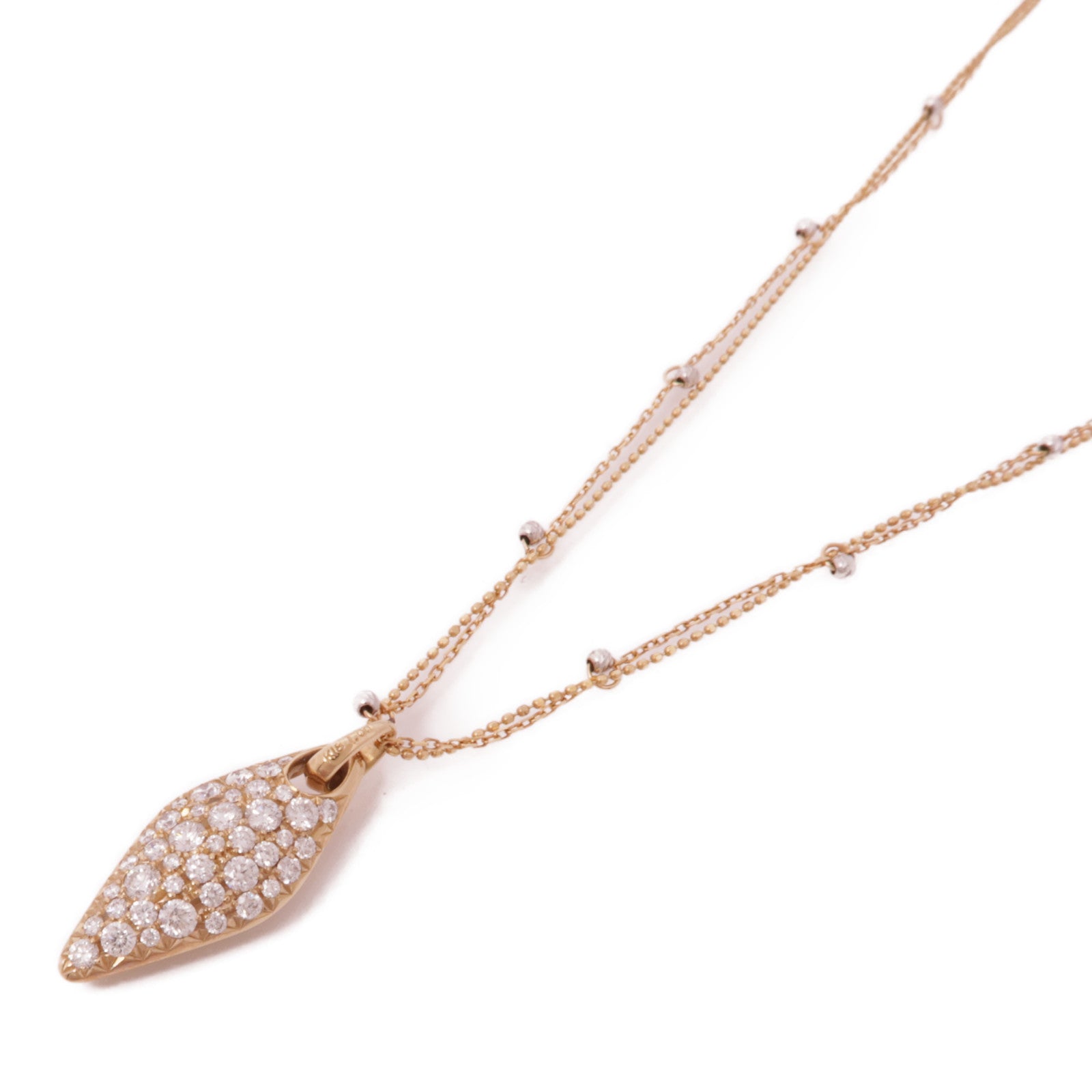 JEWELRY 【激減優惠】18K玫瑰金Diamond Necklace鑽石項鍊
