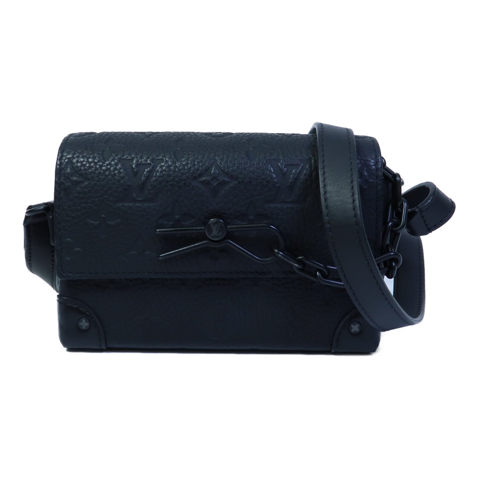 LOUIS VUITTON Monogram Taurillon Steamer Wearable Wallet肩背袋