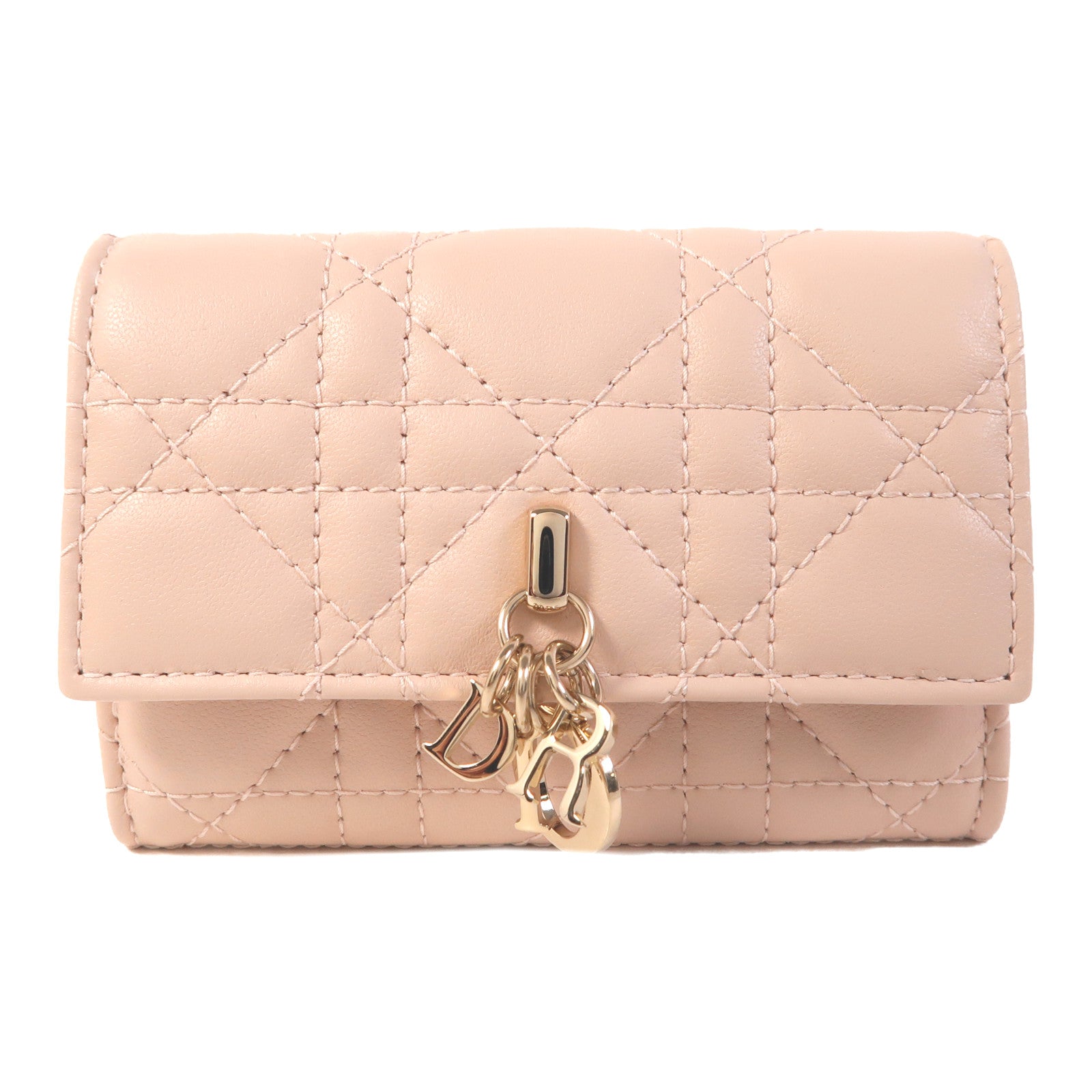 Dior 羊革皮革Card Case金扣卡片套