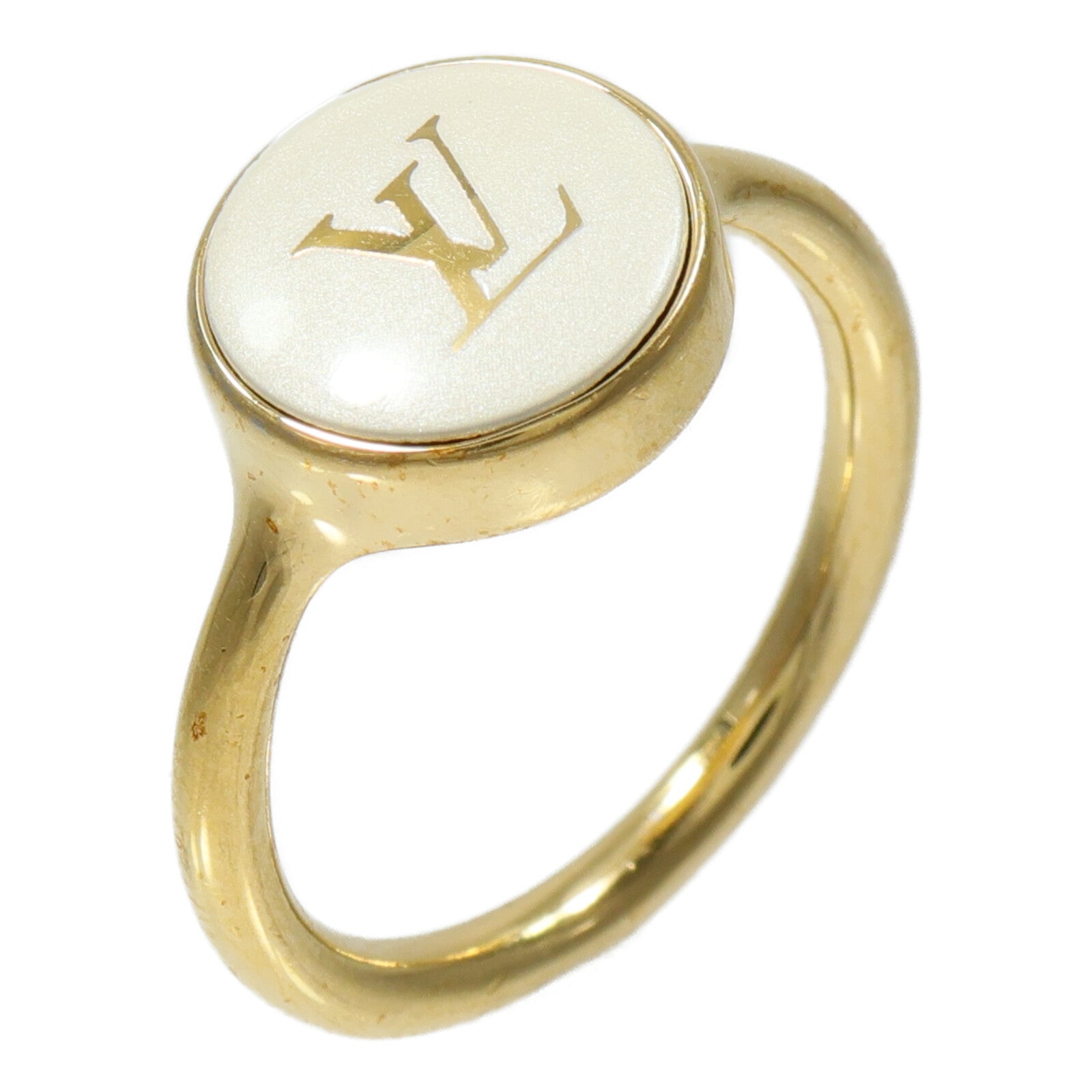 LOUIS VUITTON 金屬/樹脂Pearly Confetti戒指