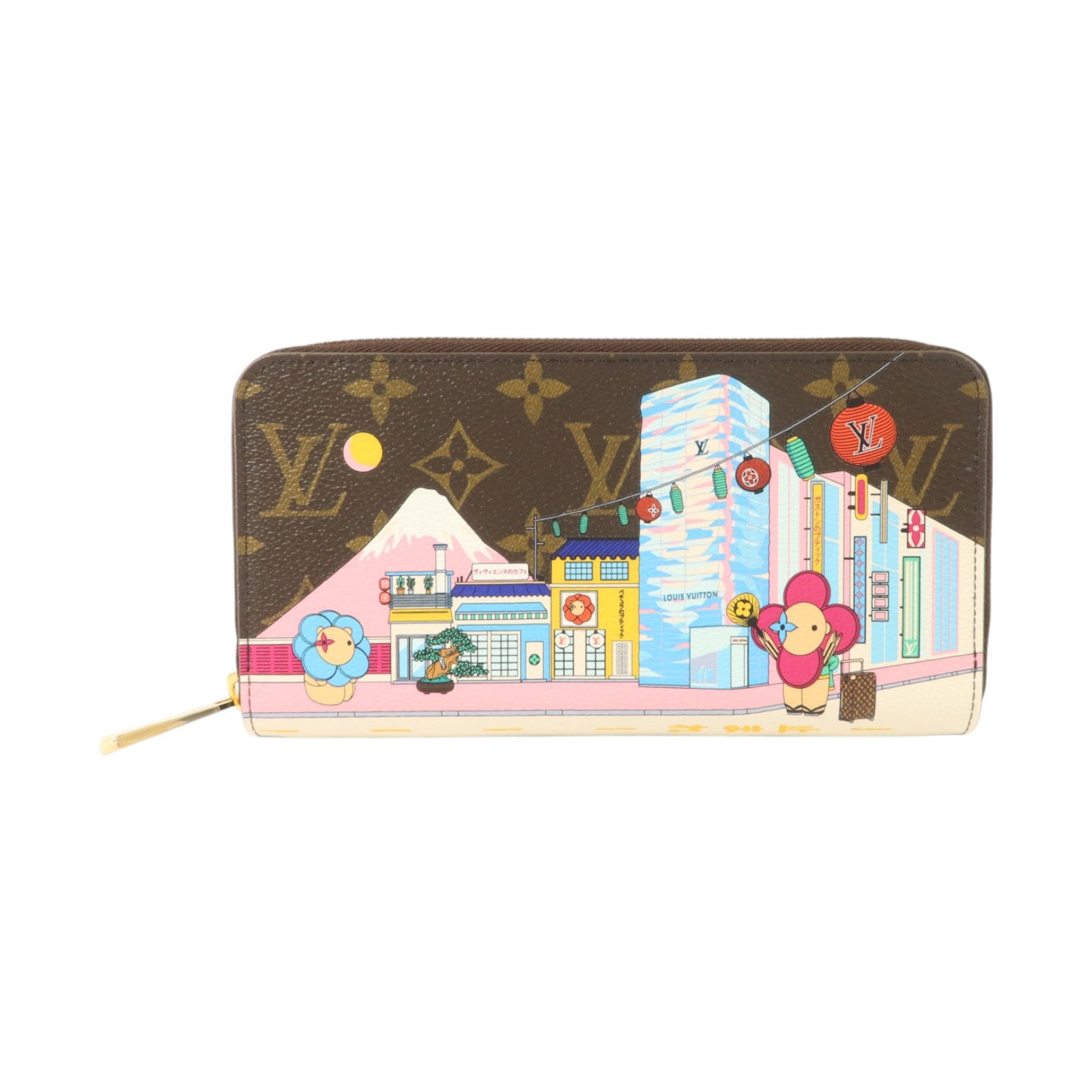 LOUIS VUITTON Monogram Vivienne Japan金扣長錢包