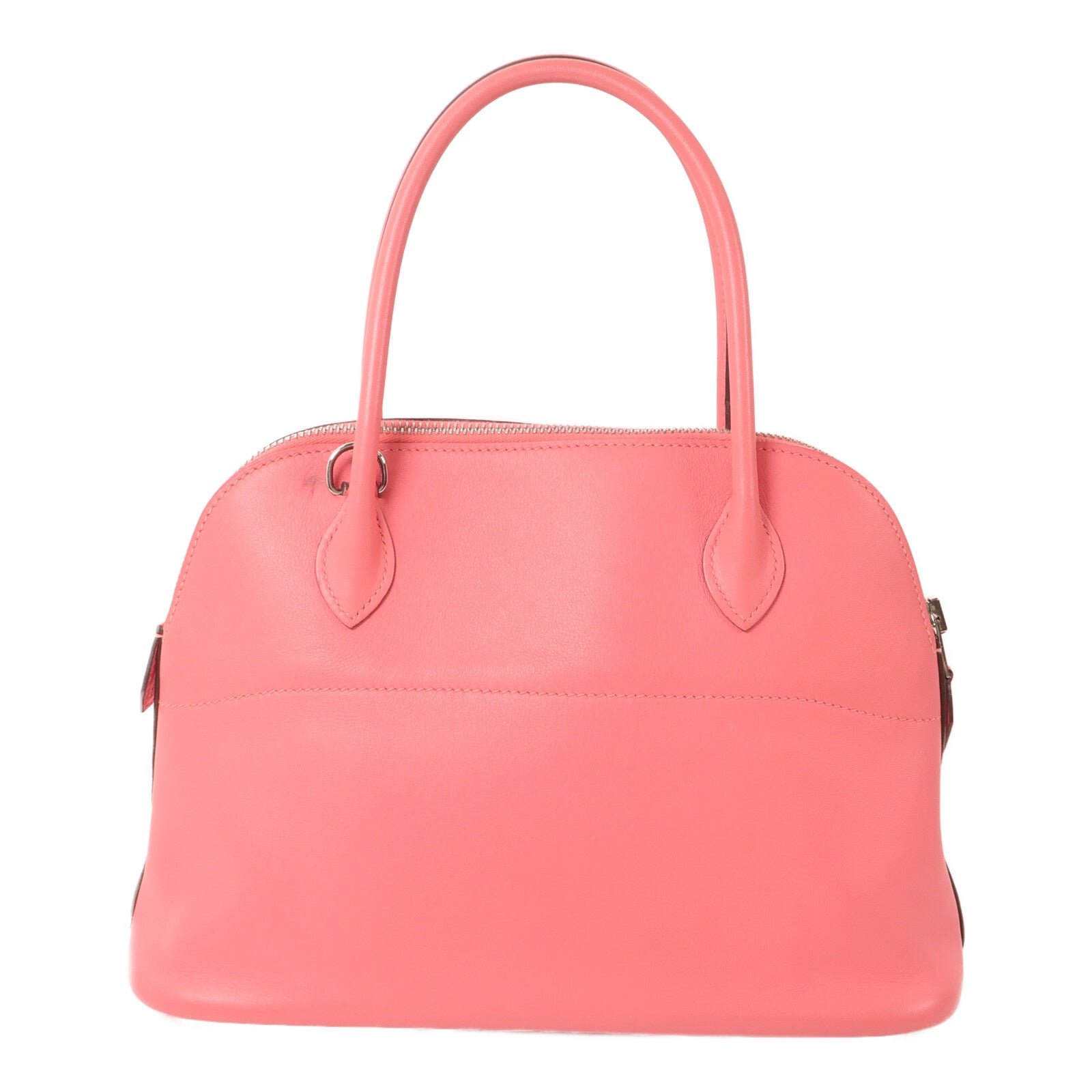 HERMES Swift皮革Bolide 27手挽肩背兩用袋Rose Azalee