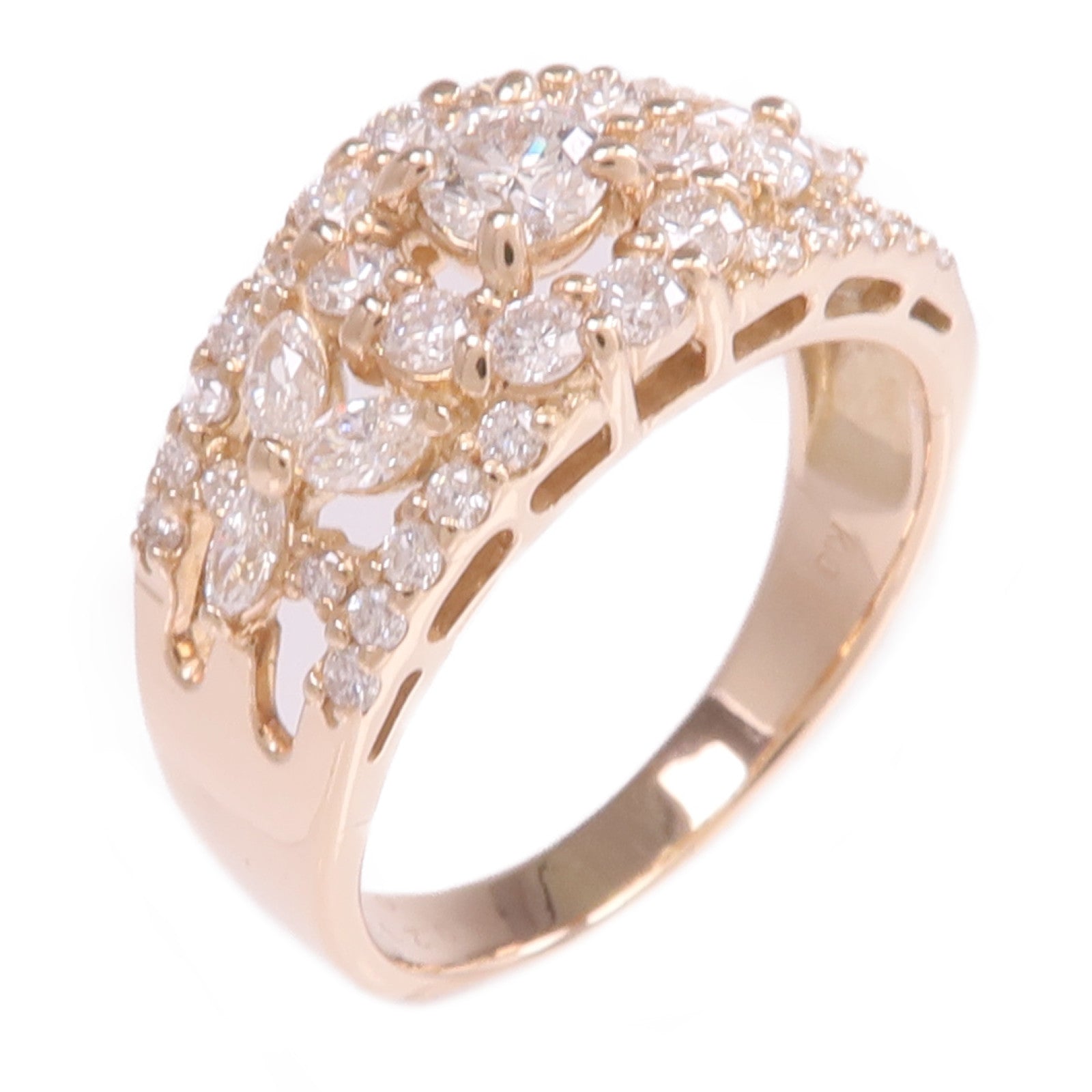 JEWELRY 18K玫瑰金Diamond Ring鑽石戒指US#6.5