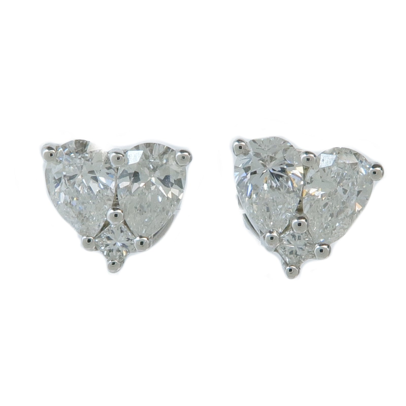 JEWELRY 18K白金Diamond Earrings鑽石耳環