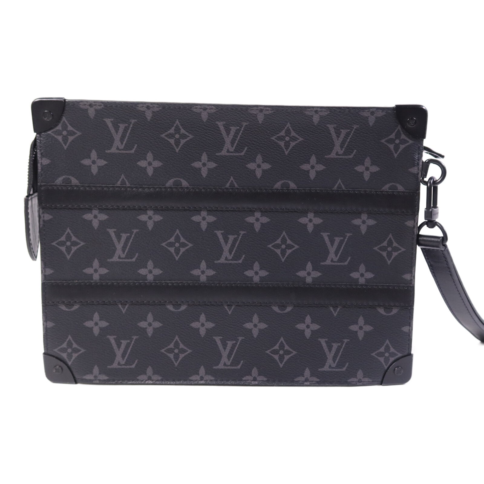 LOUIS VUITTON Monogram Eclipse Trunk Pochette手拿包