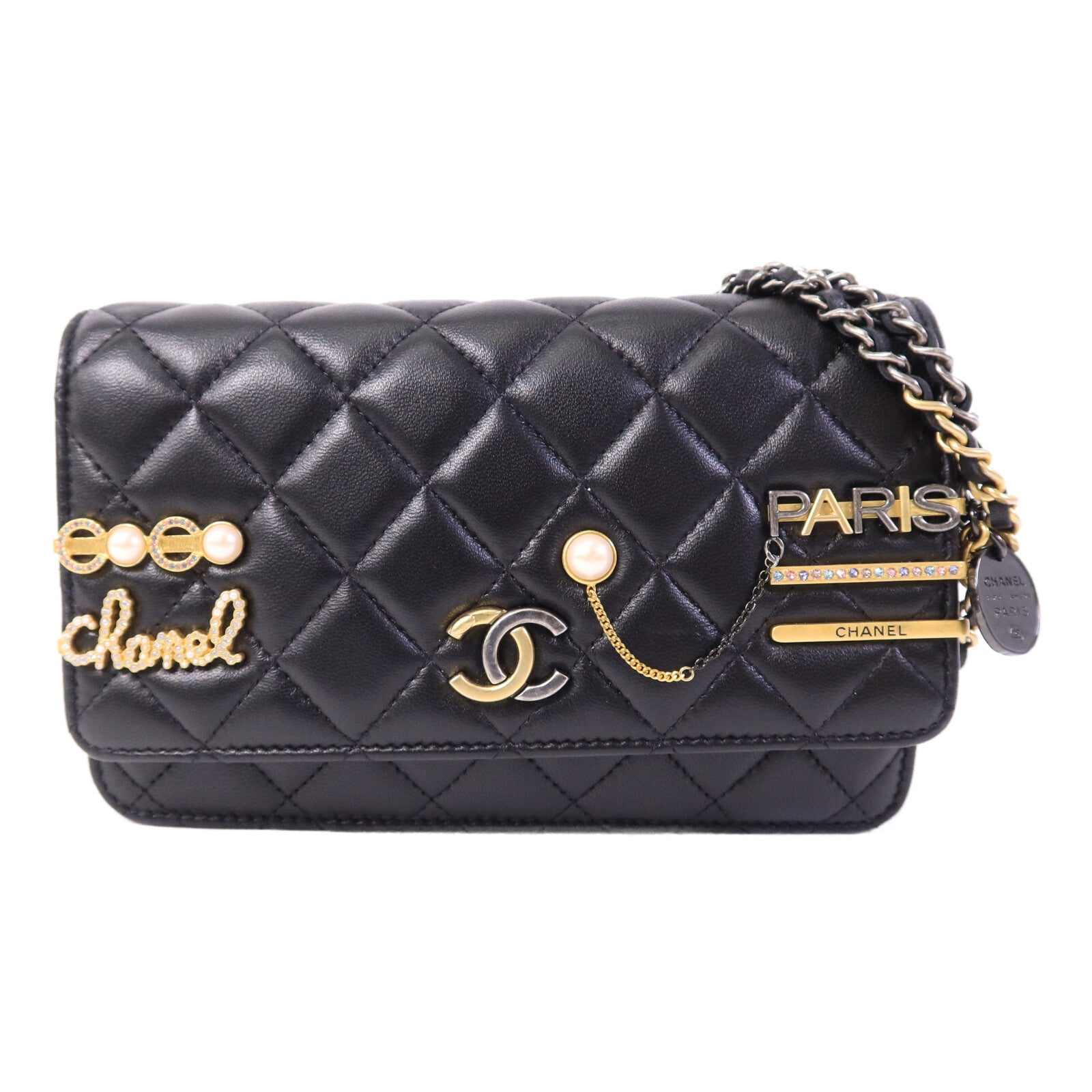 CHANEL 羊皮皮革Wallet On Chain肩背袋