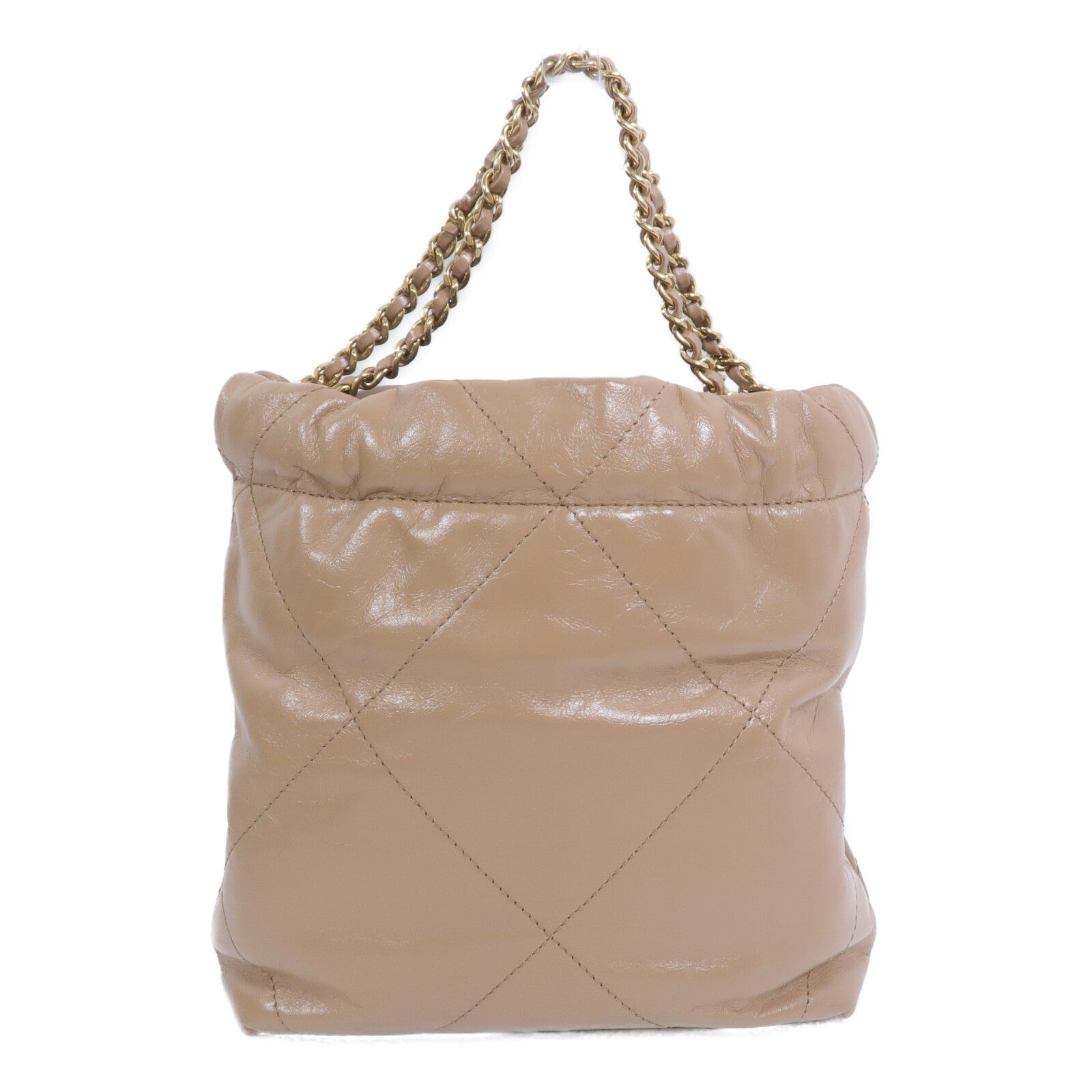 CHANEL 牛皮皮革Chanel 22 Mini鏈帶肩背袋