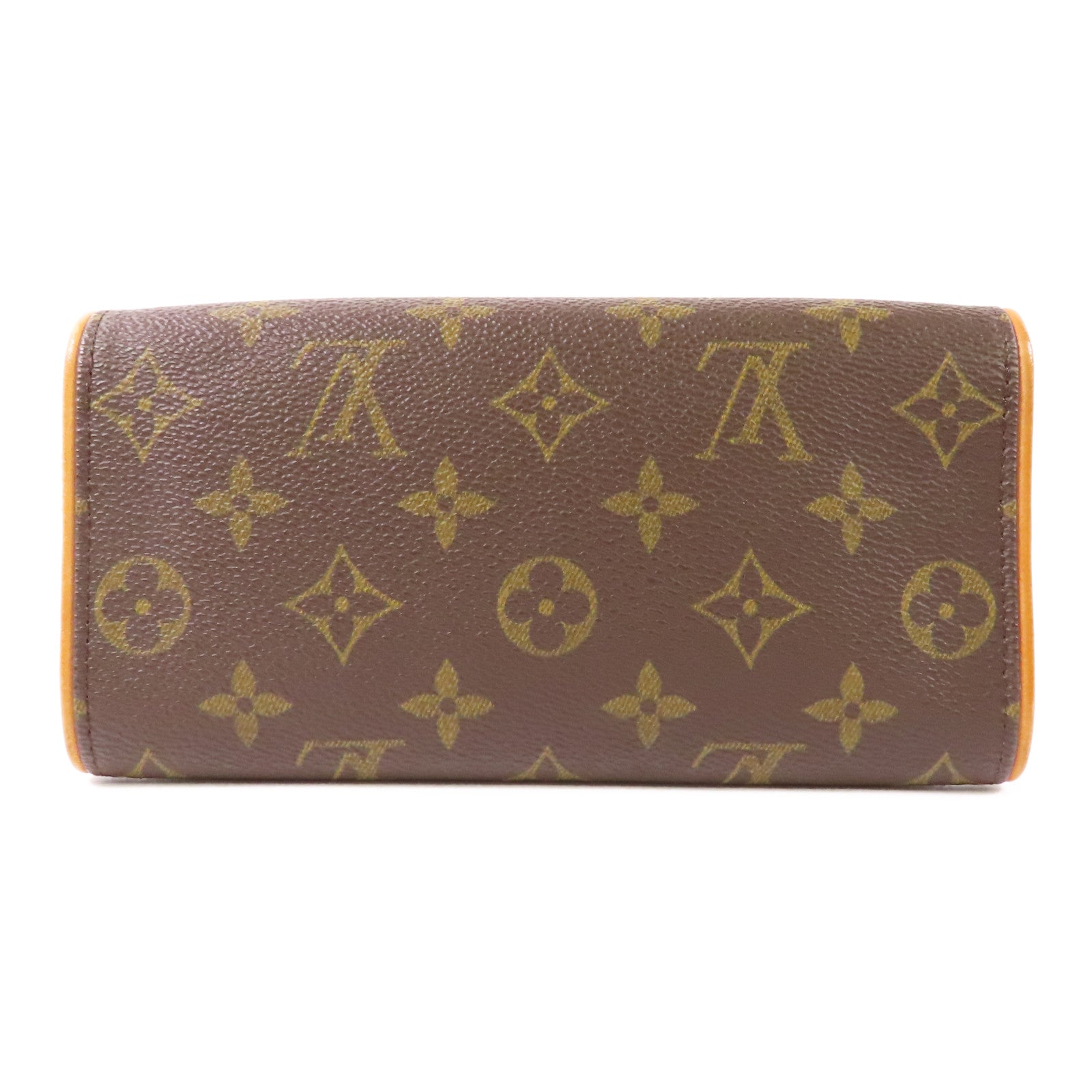 LOUIS VUITTON LV GHW Pochette Twin PM Shoulder Bag M51854 Monogram Brown