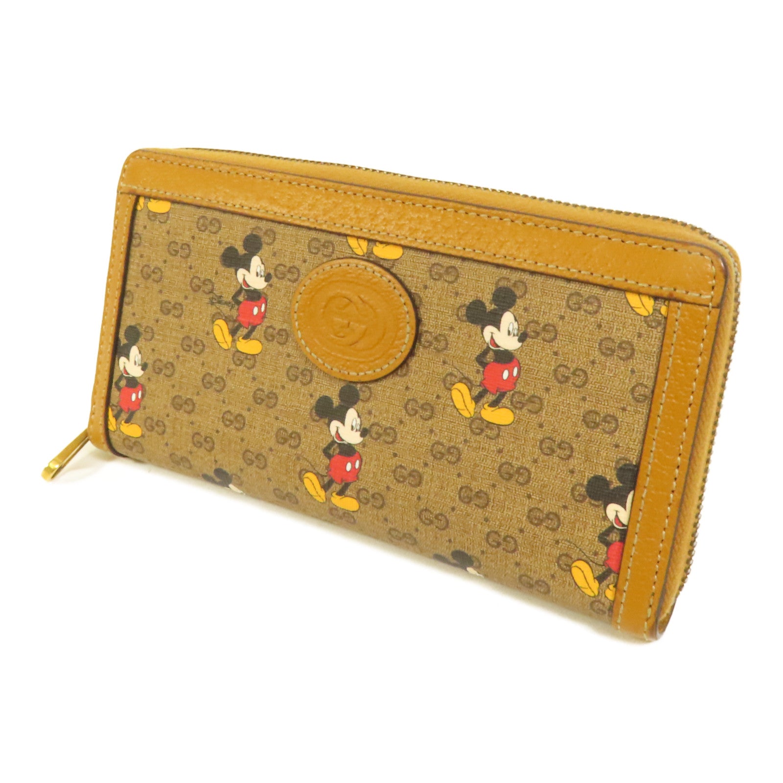 GUCCI 塗層帆布GG Supreme長錢包