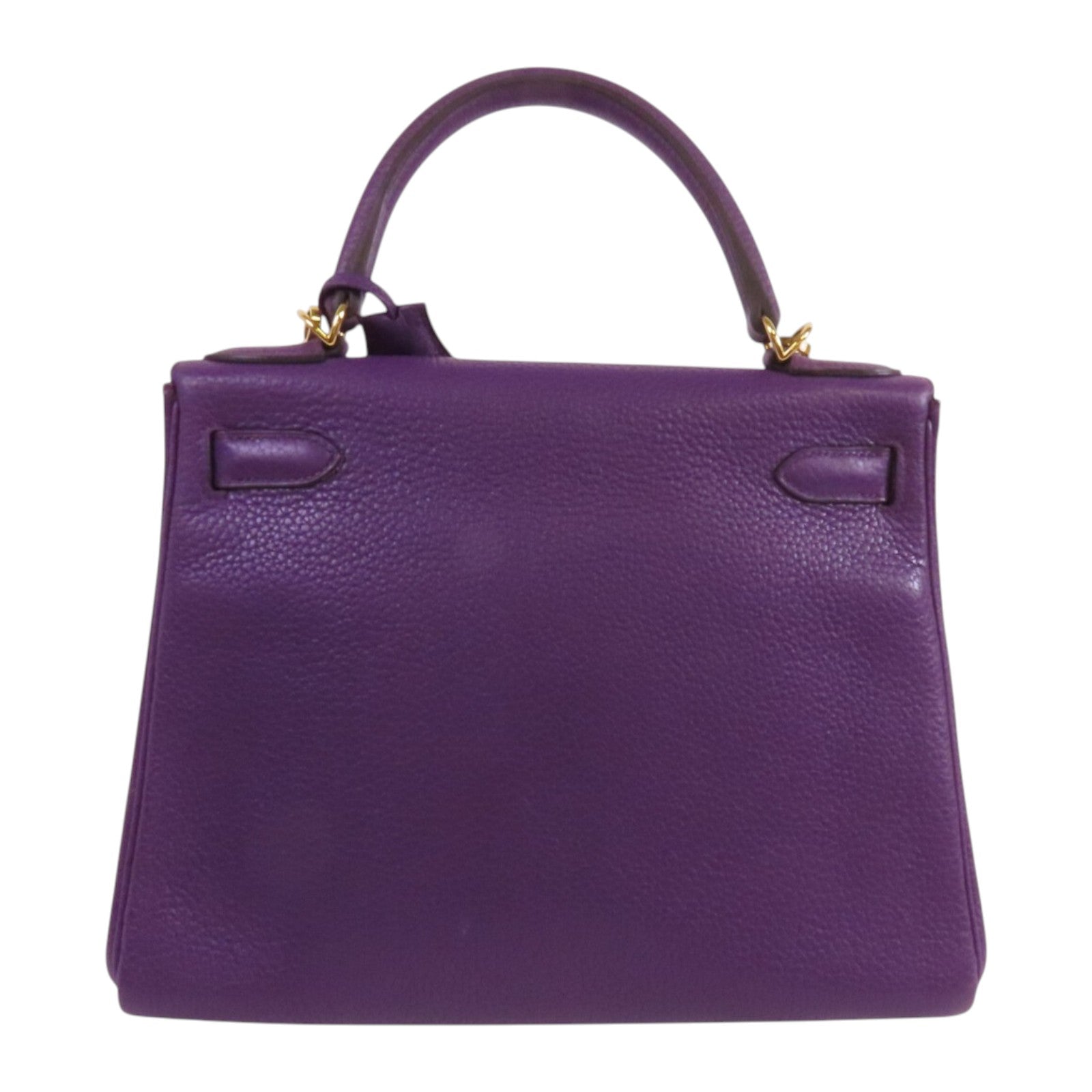 HERMES Togo皮革Kelly 28金扣手挽肩背兩用袋