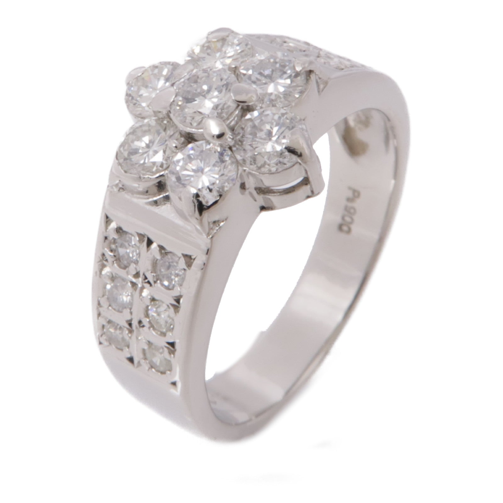 JEWELRY【激減優惠】 PT900鉑金Diamond Ring鑽石戒指US#6.25