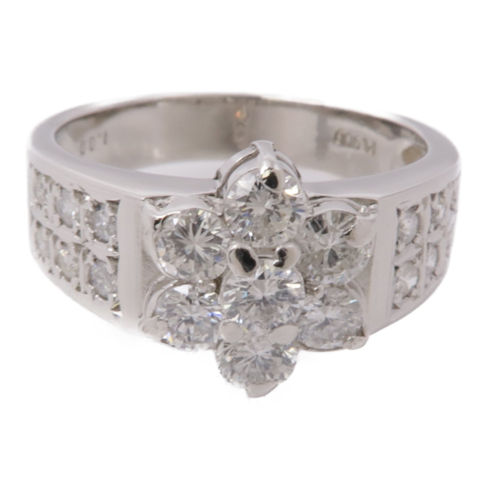 JEWELRY 【激減優惠】PT900鉑金Diamond Ring鑽石戒指US#6.25