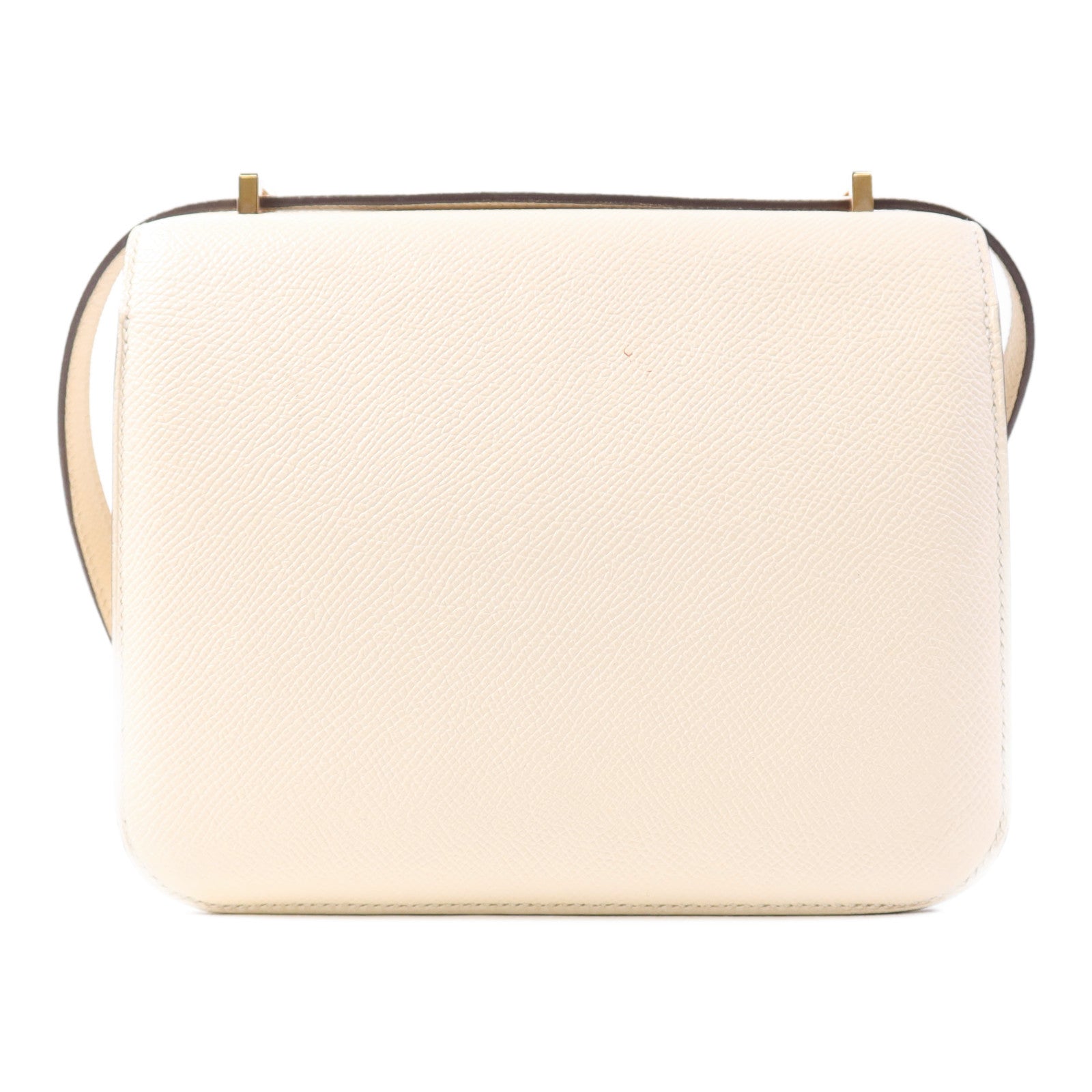 HERMES Epsom皮革Constance Mini金扣肩背袋Nata