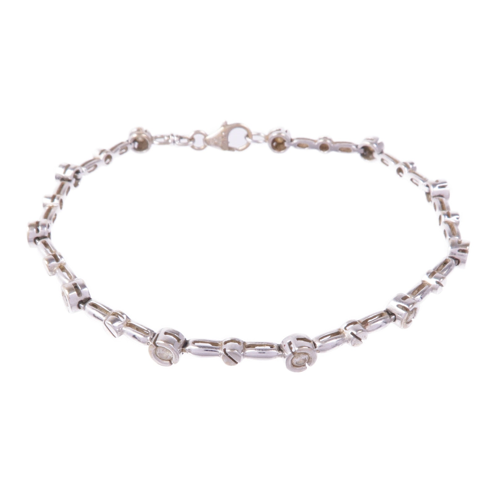 JEWELRY 18K白金Diamond Bracelet鑽石手鏈