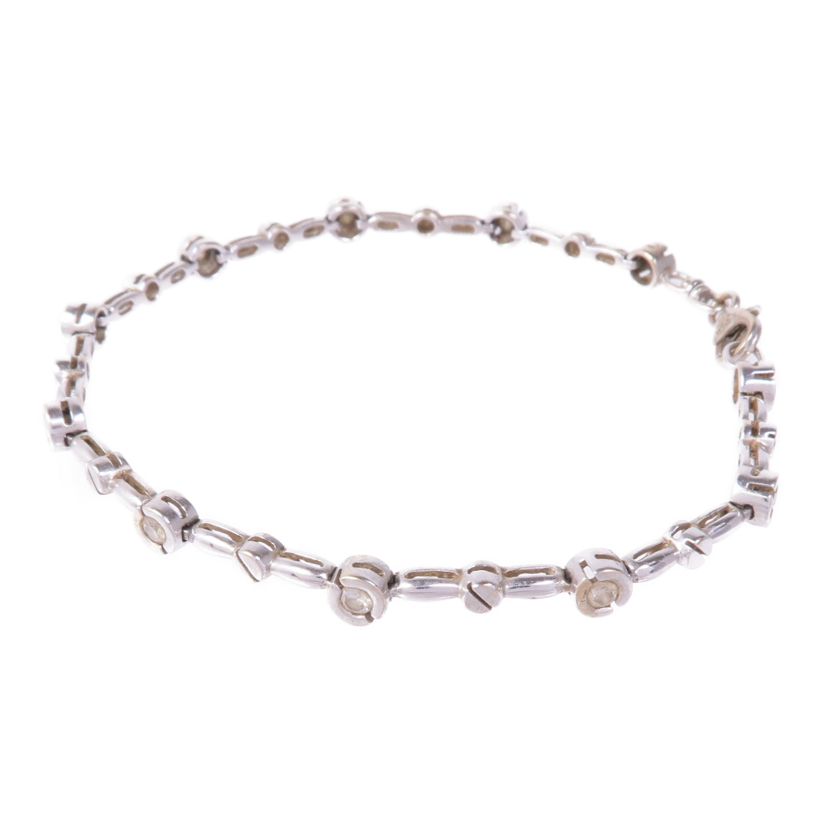 JEWELRY 【激減優惠】18K白金Diamond Bracelet鑽石手鏈