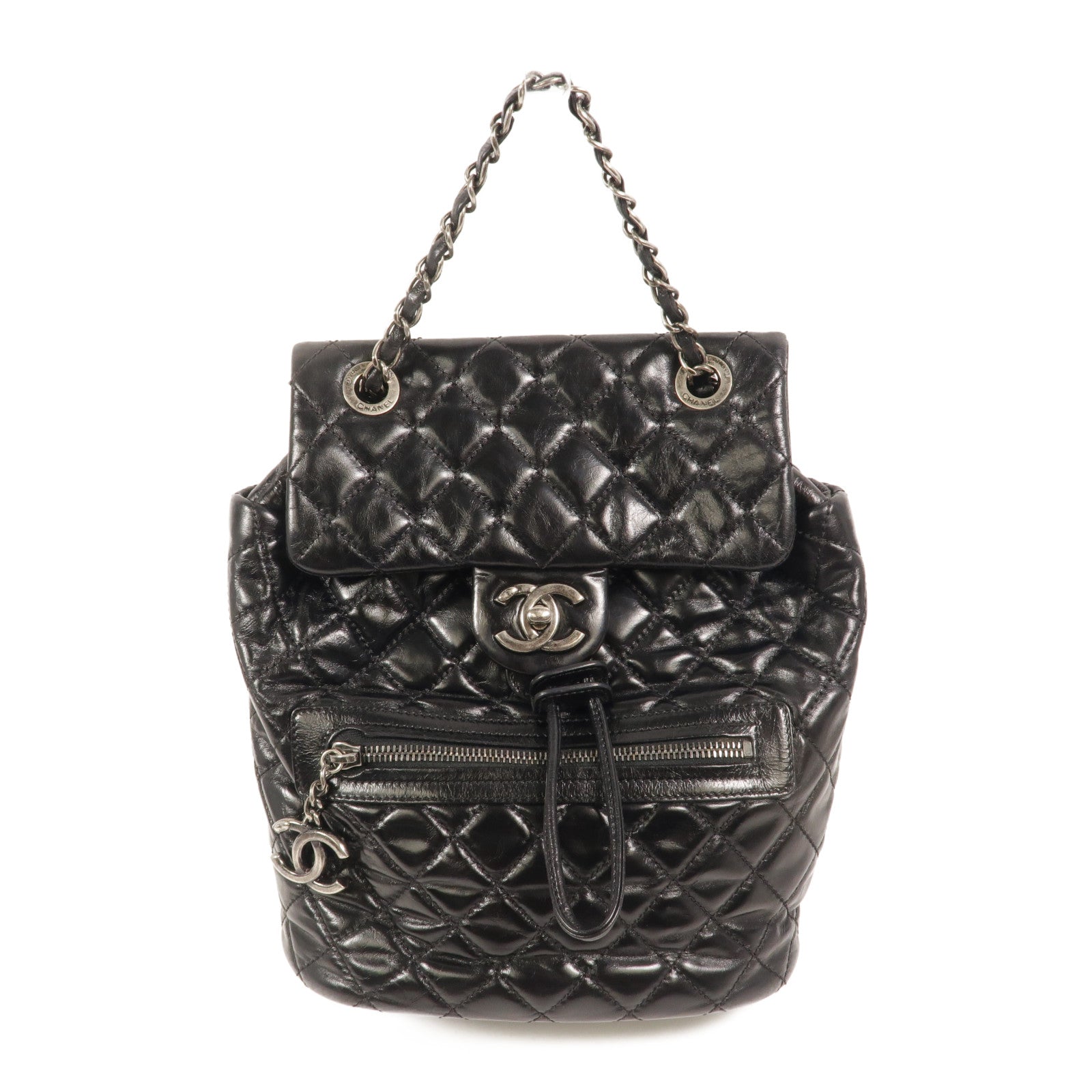 CHANEL 牛皮皮革Backpack背包