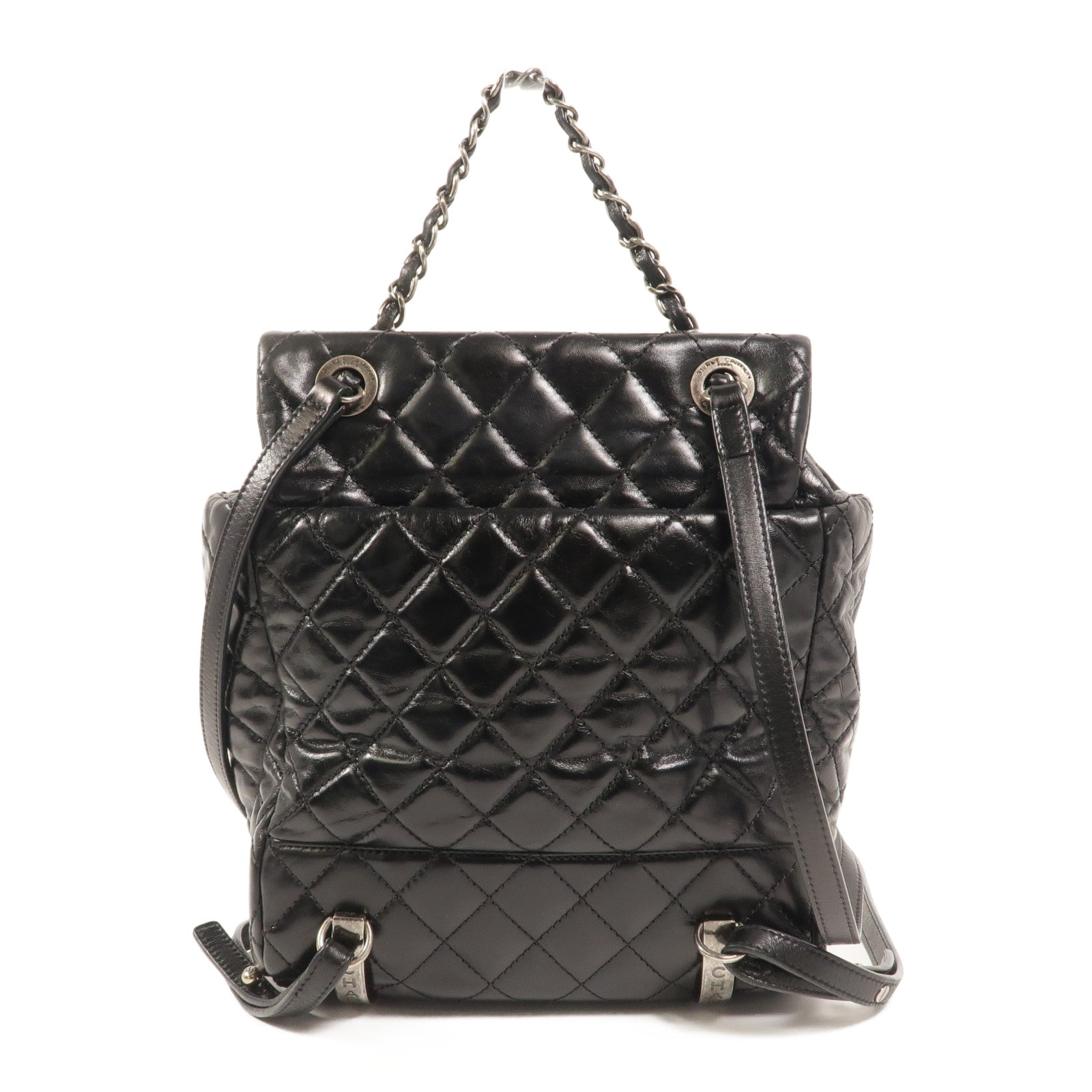 CHANEL 牛皮皮革Backpack背包