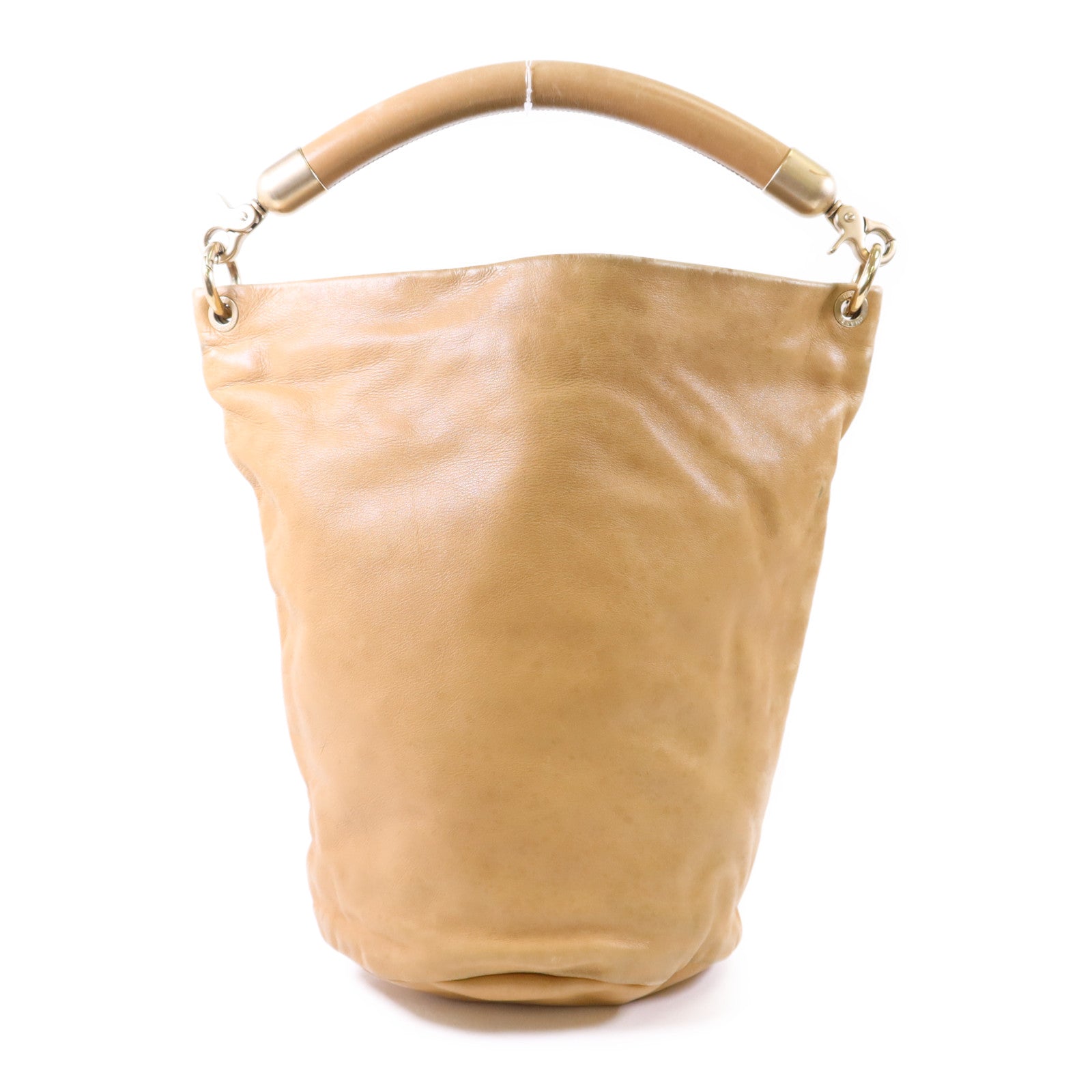 CHANEL 羊皮皮革Handbag金扣手挽袋