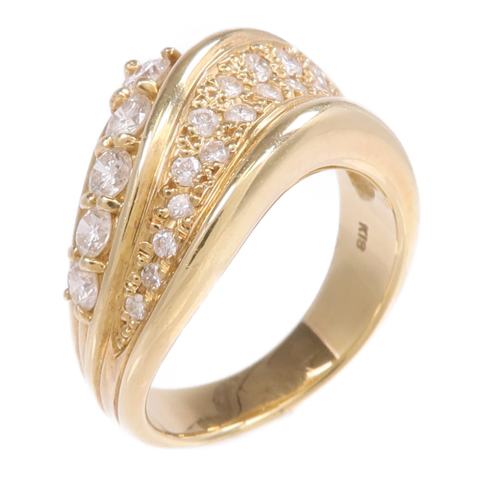 JEWELRY 18K黃金Diamond Ring鑽石戒指US#6