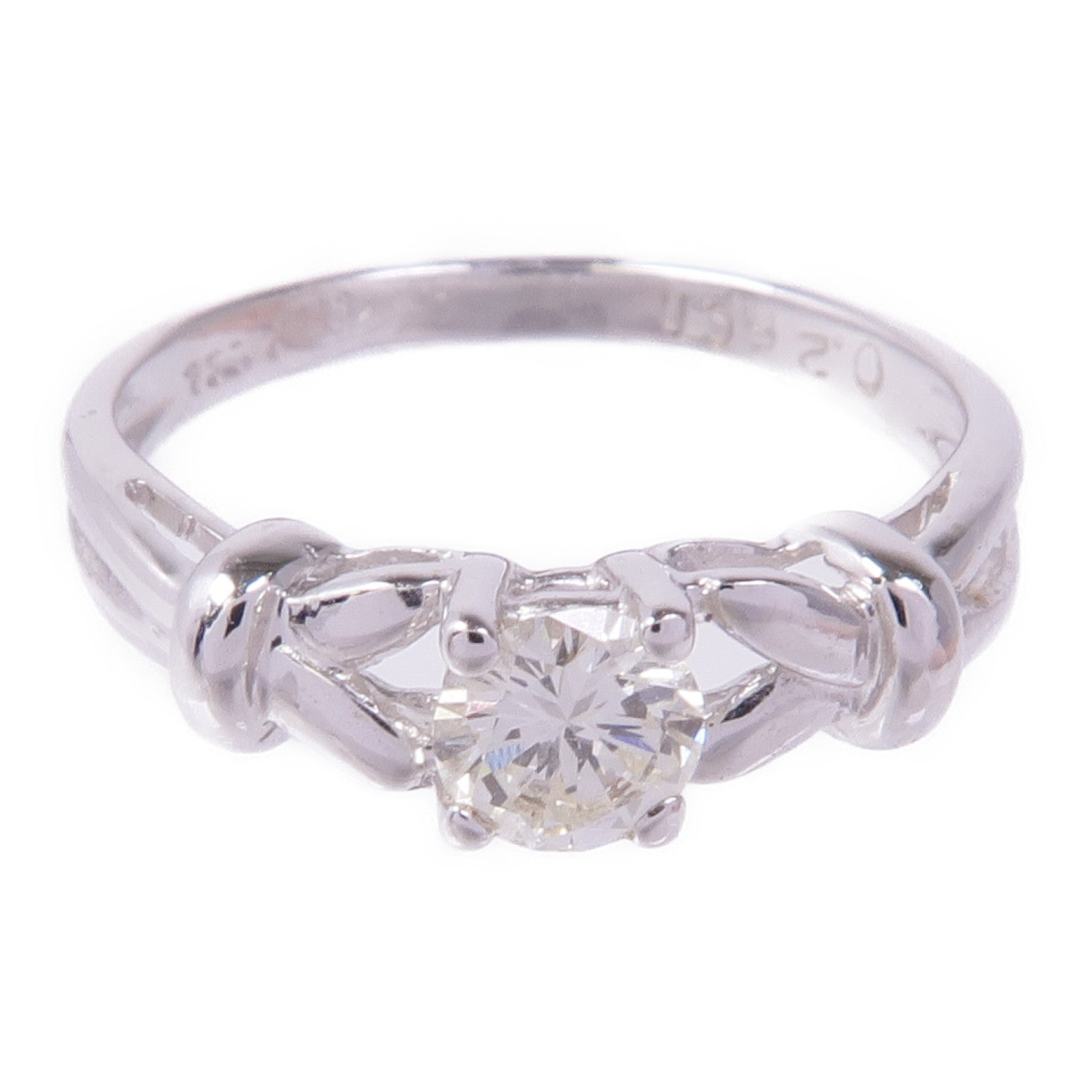 JEWELRY 18K白金Diamond Ring鑽石戒指US#3.75