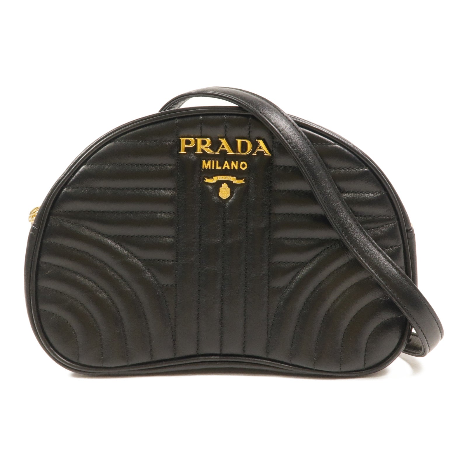 PRADA 牛皮皮革Diagramme鏈帶肩背袋