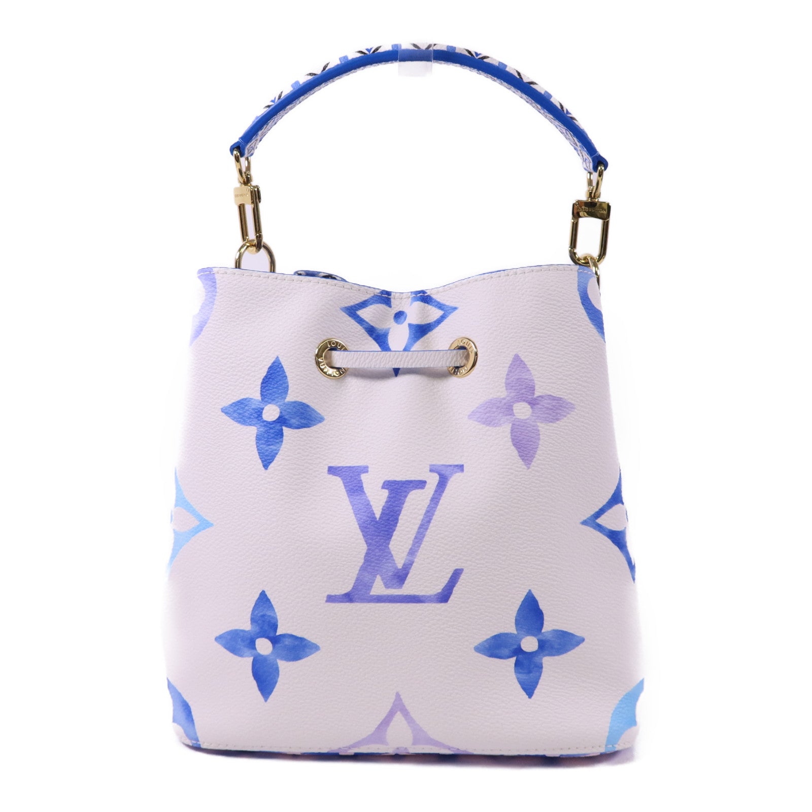 LOUIS VUITTON Monogram Watercolor By The Pool Neo Noe BB金扣手挽肩背兩用袋