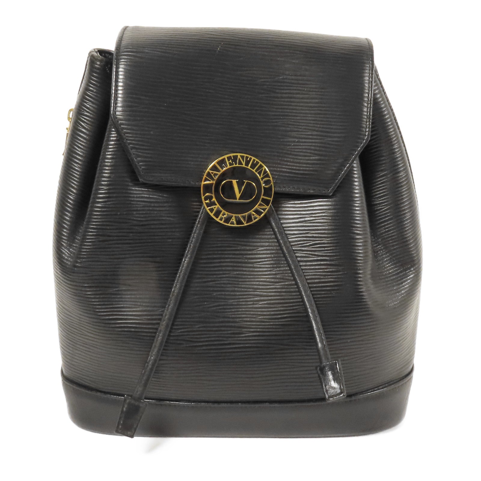 Valentino 牛皮皮革Vintage Backpack金扣背包