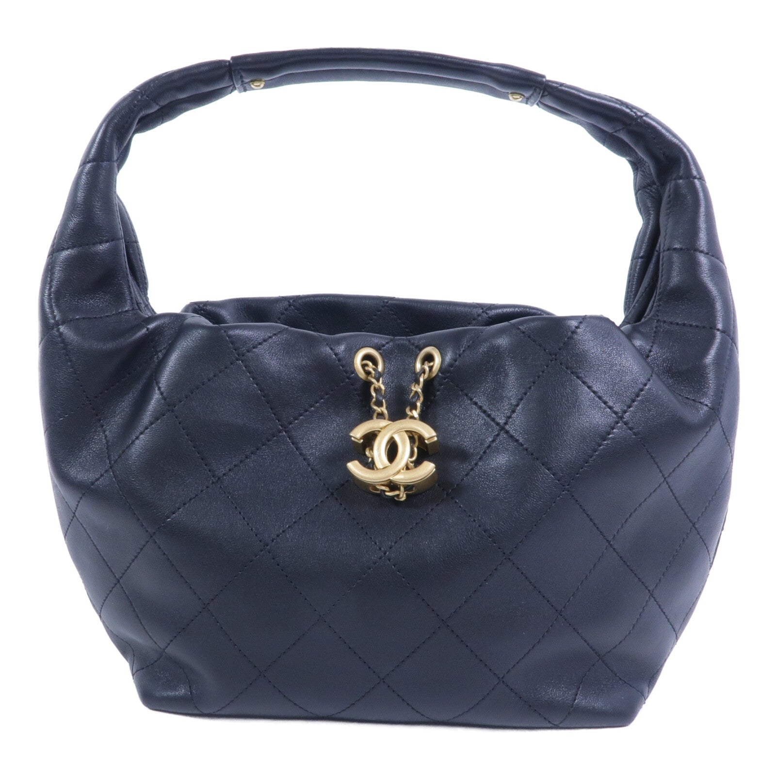 CHANEL 牛皮皮革Hobo Small手挽袋